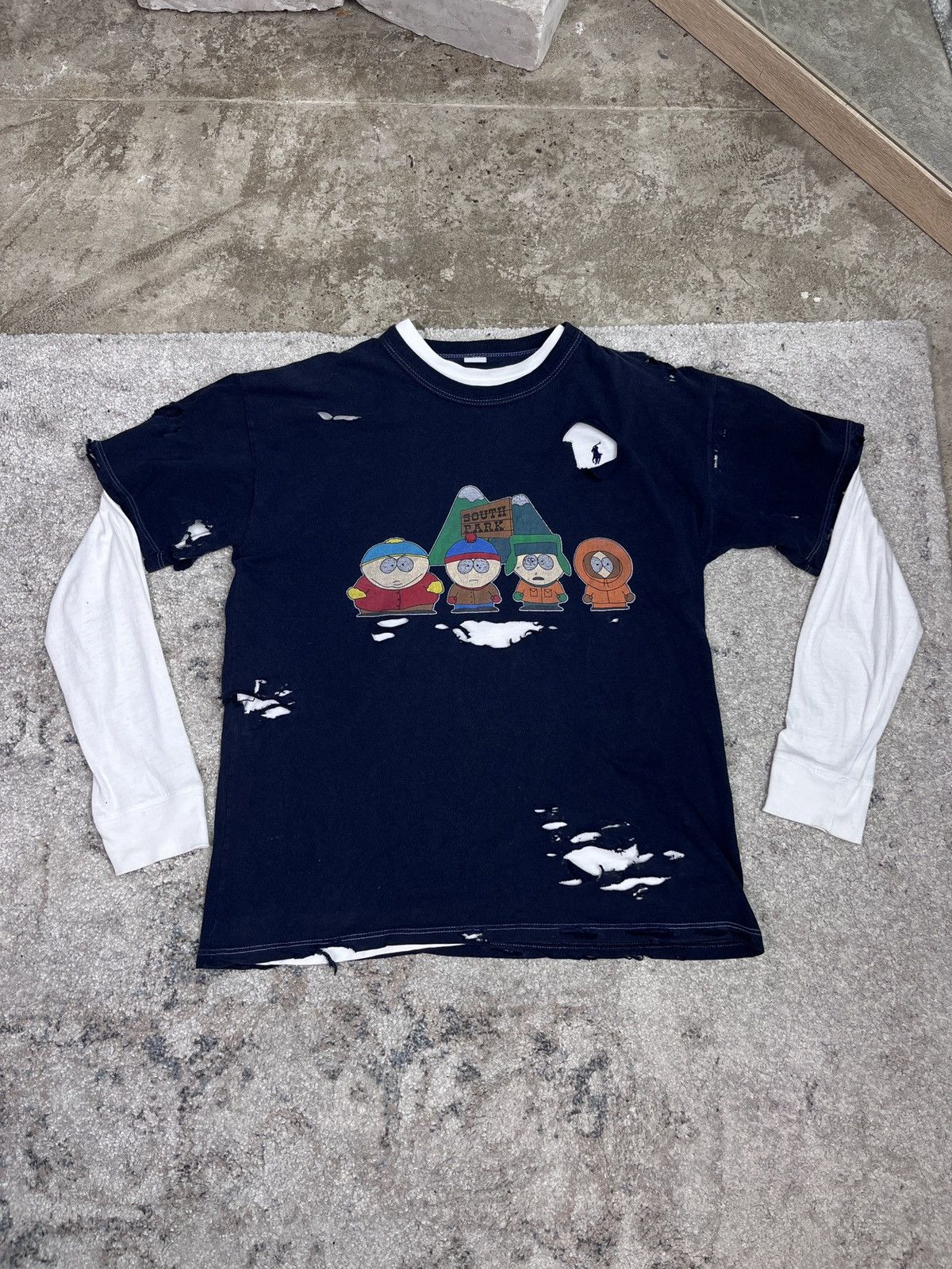 Polo Ralph Lauren SOUTH PARK FADED TEE + RALPH LAUREN LONG SLEEVE T - 083 Size US M / EU 48-50 / 2 - 1 Thumbnail