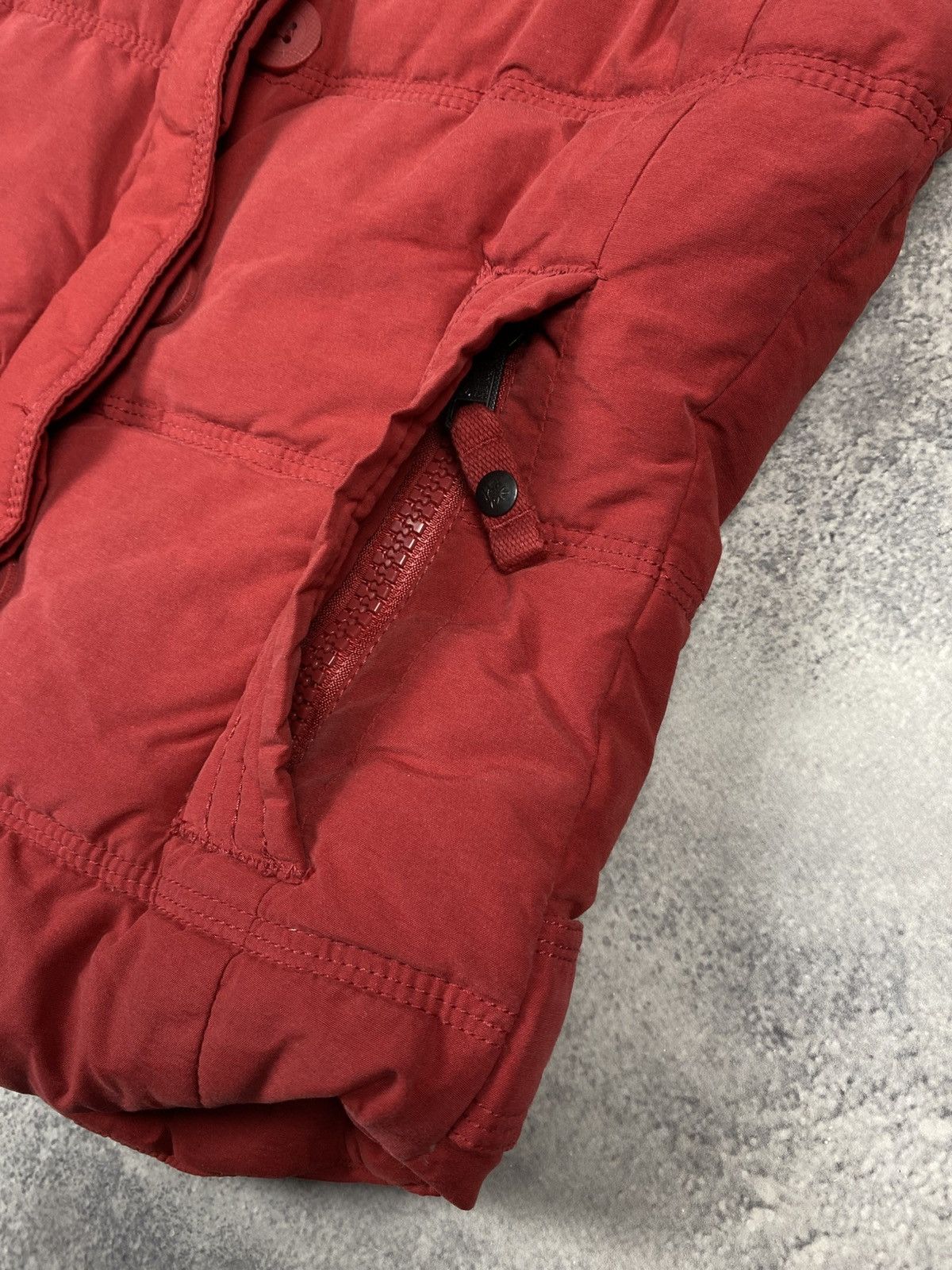 Superdry Superdry Academy Vest Red Cotton Blend Feather Down Gilet Size S / US 4 / IT 40 - 10 Thumbnail