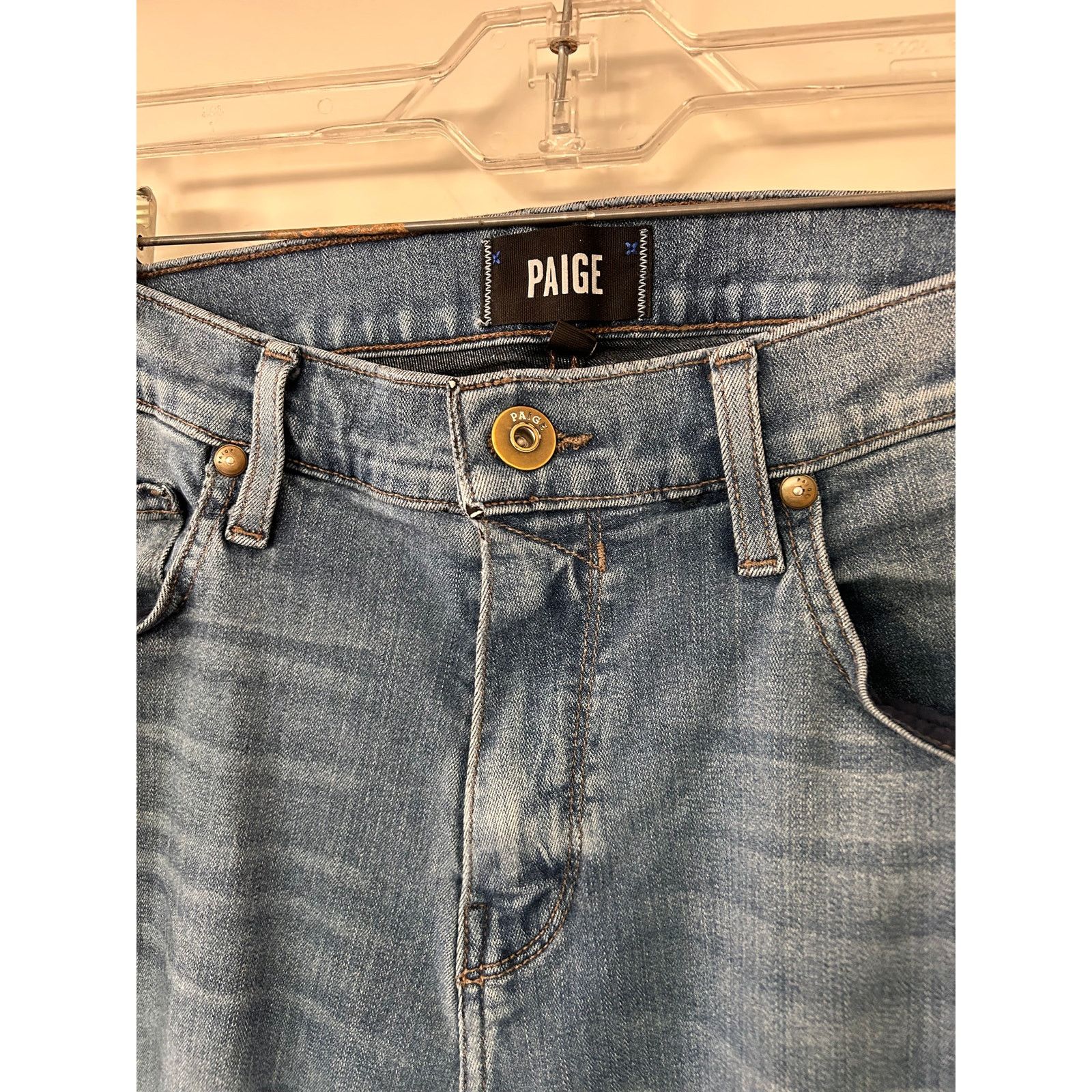 Paige PAIGE Men's Federal Denim Straight jeans size 34 Size US 34 / EU 50 - 2 Thumbnail