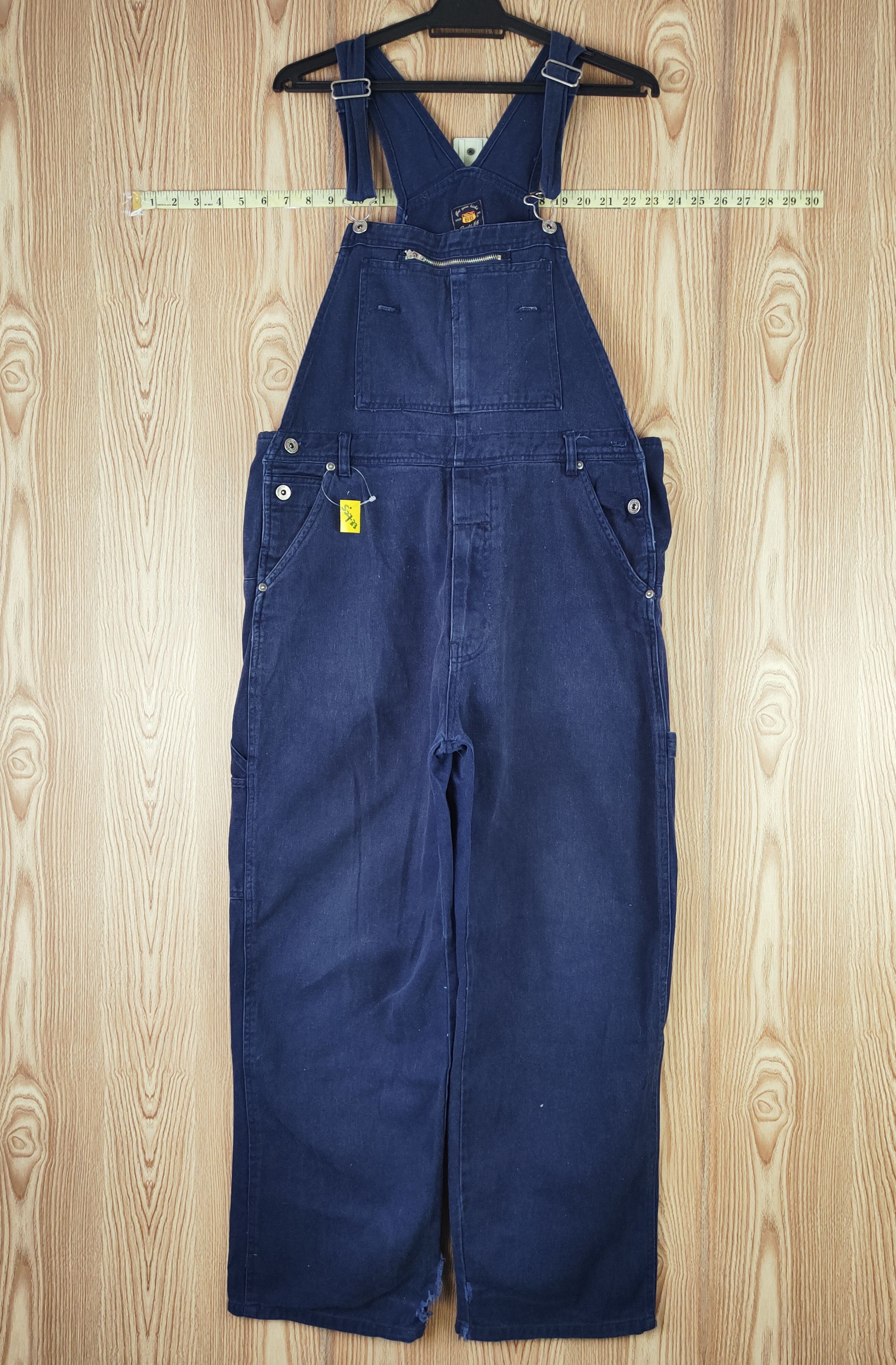 Japanese Brand × Route 66 × Vintage Route 66 Dark Blue Overalls Jumpsuits #S2733 Size 36" / US 14 / IT 50 - 1 Thumbnail