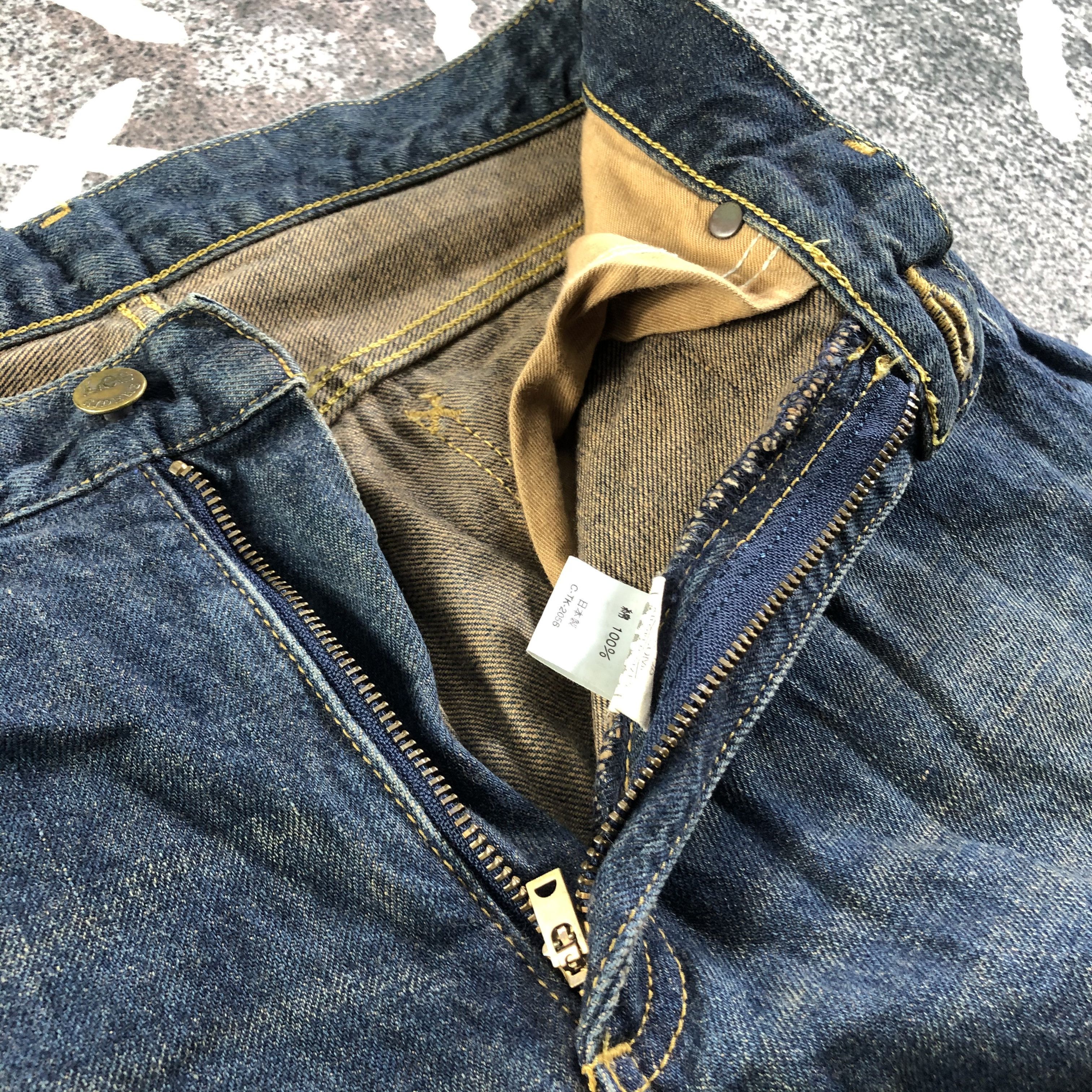 Lee Vintage Lee Riders Jeans Faded Blue Denim KJ2430 Size US 29 - 7 Thumbnail