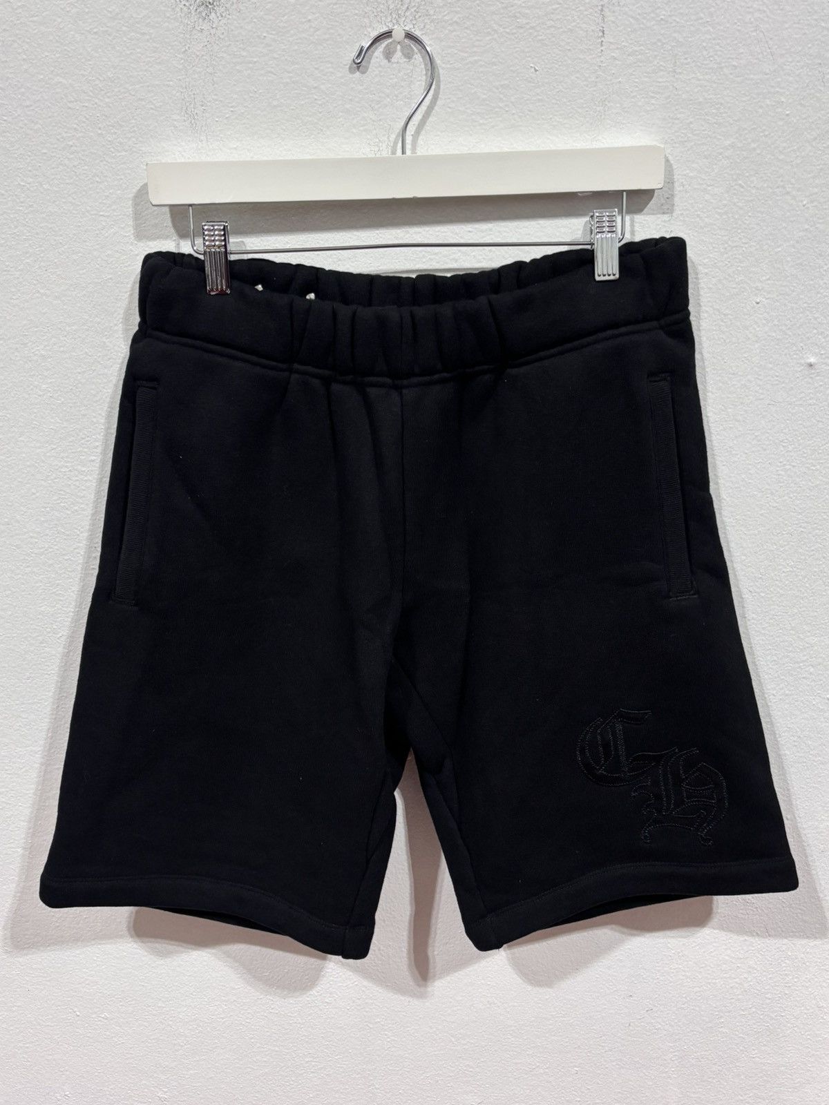 Chrome Hearts Chrome hearts sweatshorts black medium | Grailed