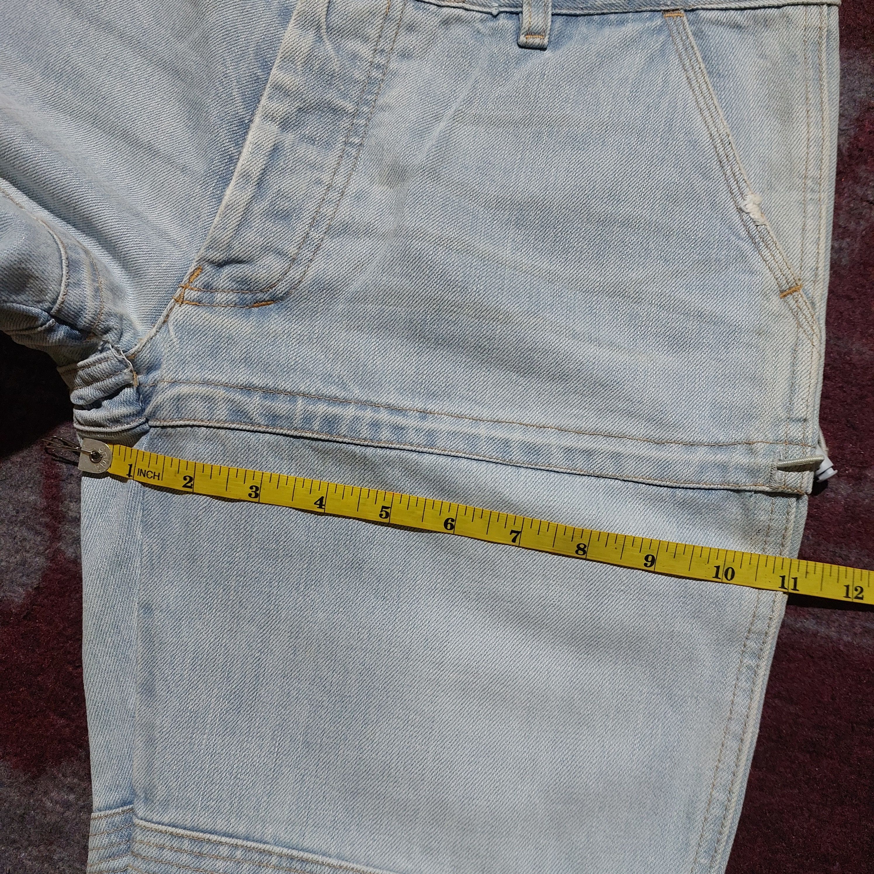 Issey Miyake Tsumori Chisato japan blue jeans open zipper bottom side Size US 32 / EU 48 - 16 Thumbnail