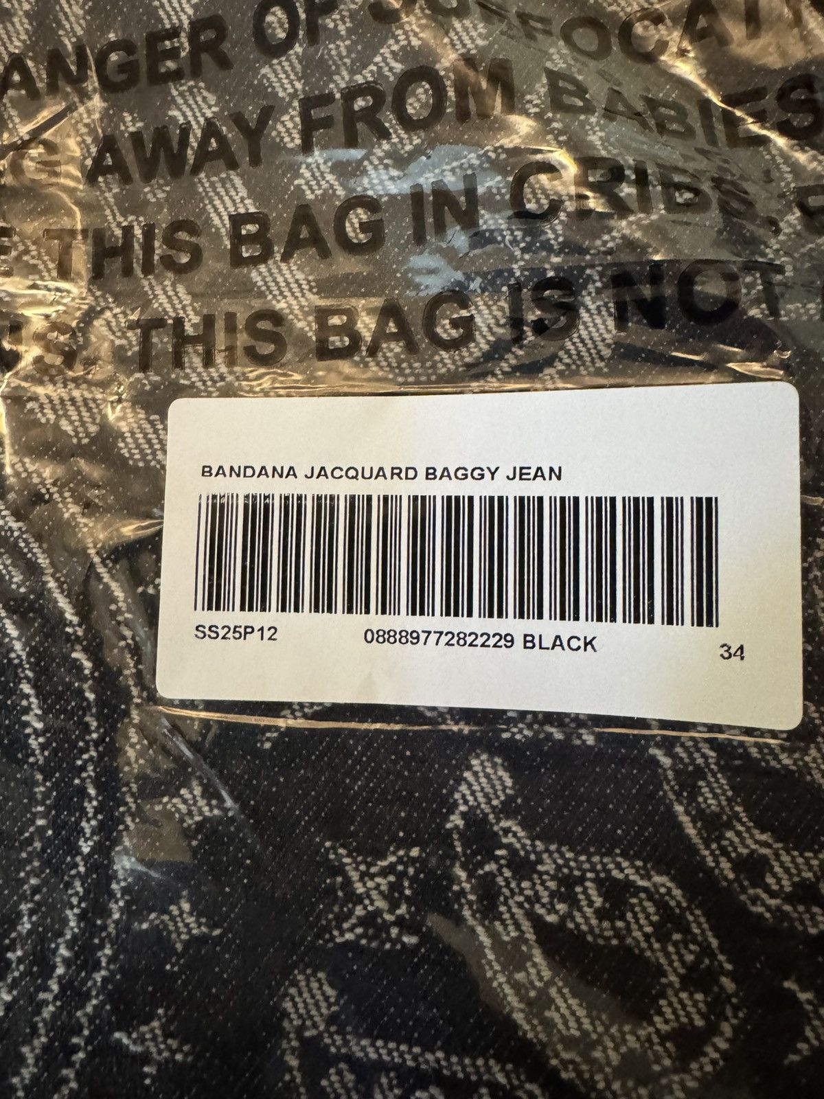 Supreme Supreme Bandana Jacquard Baggy Jean Size US 34 / EU 50 - 5 Thumbnail
