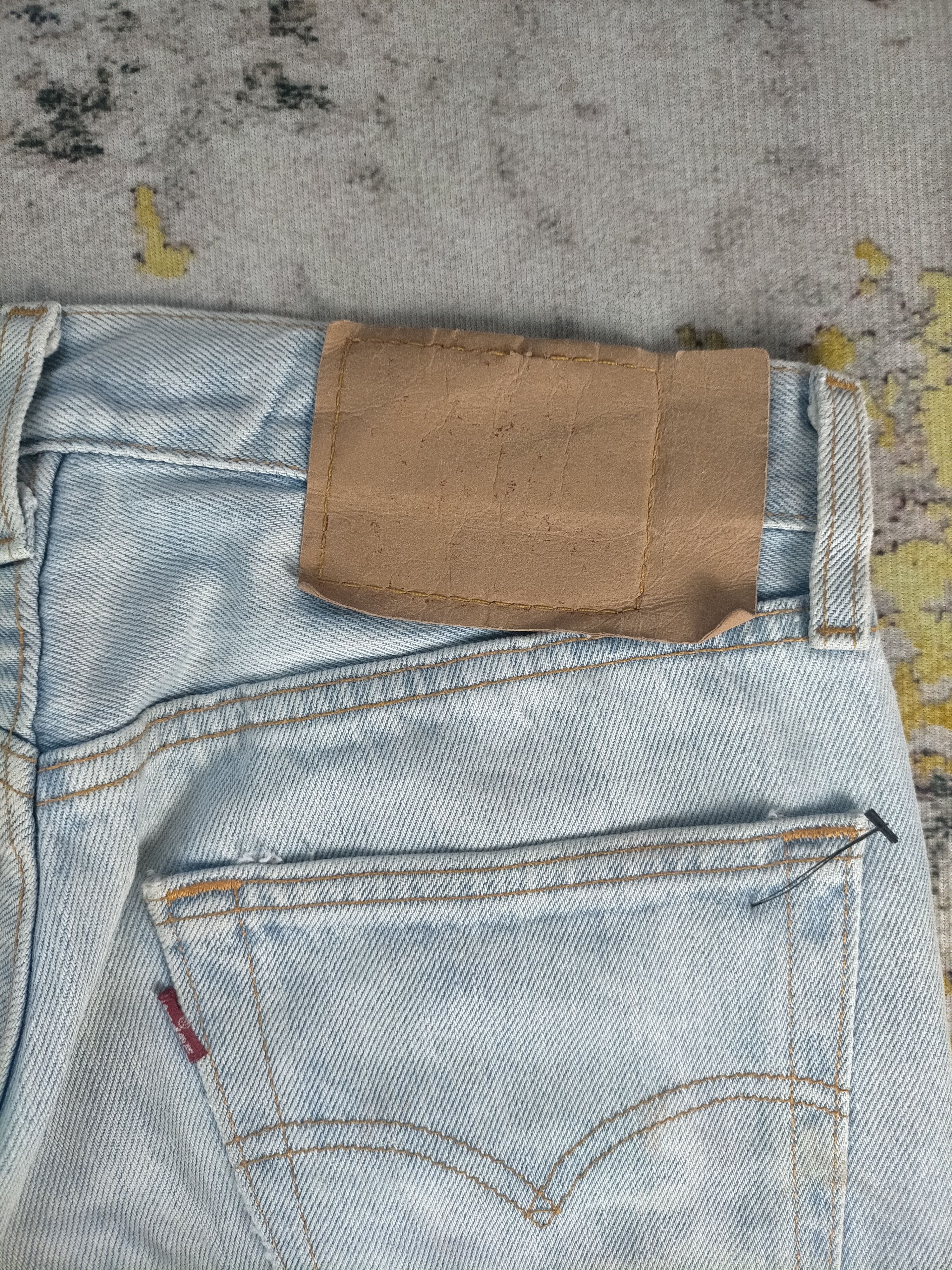 Kapital 🔥Crazy Levis 501 Stone Wash Faded Distressed Jeans Size US 28 / EU 44 - 7 Thumbnail