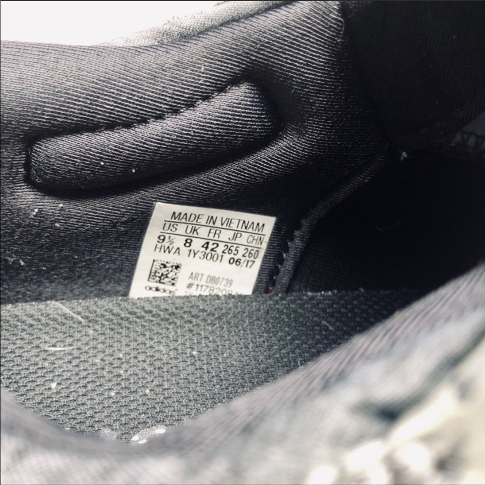 Adidas ADIDAS Alphabounce Grey Black Printed Running Sneakers Shoes Size US 9.5 / IT 39.5 - 4 Thumbnail