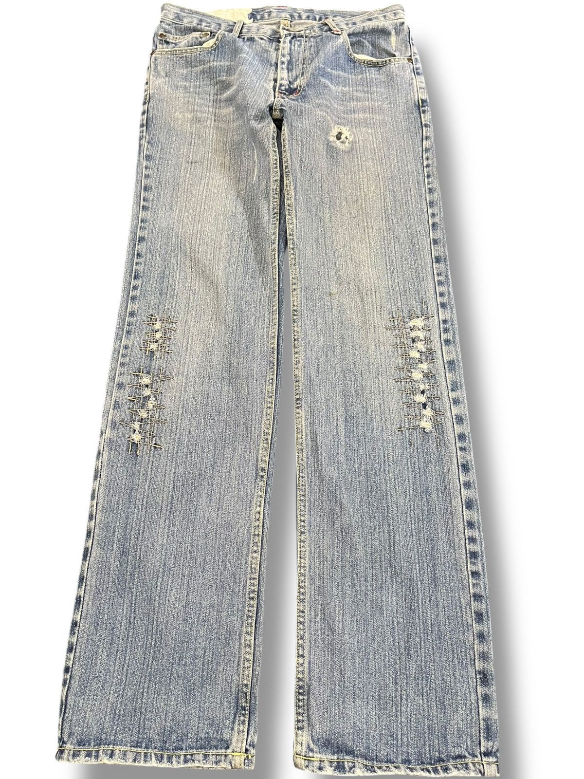 Other Vintahe Antfui Jeans Eagle Wing Printed Denim Size US 31 - 1 Thumbnail