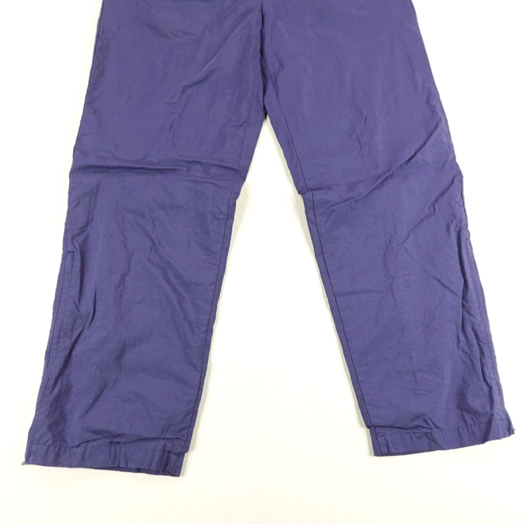 Adidas VINTAGE Adidas Pants Mens Large Blue Windbreaker Ankle Zip Lined Track Gym 90s Size US 33 - 3 Thumbnail