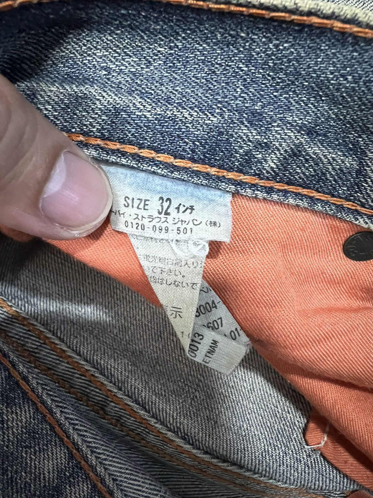 Japanese Brand × Levi's × Levi's Vintage Clothing 💥Crazy💥Vintage Levis 502 Mud Wash Distressed Jeans Very Rare Size US 31 - 16 Thumbnail