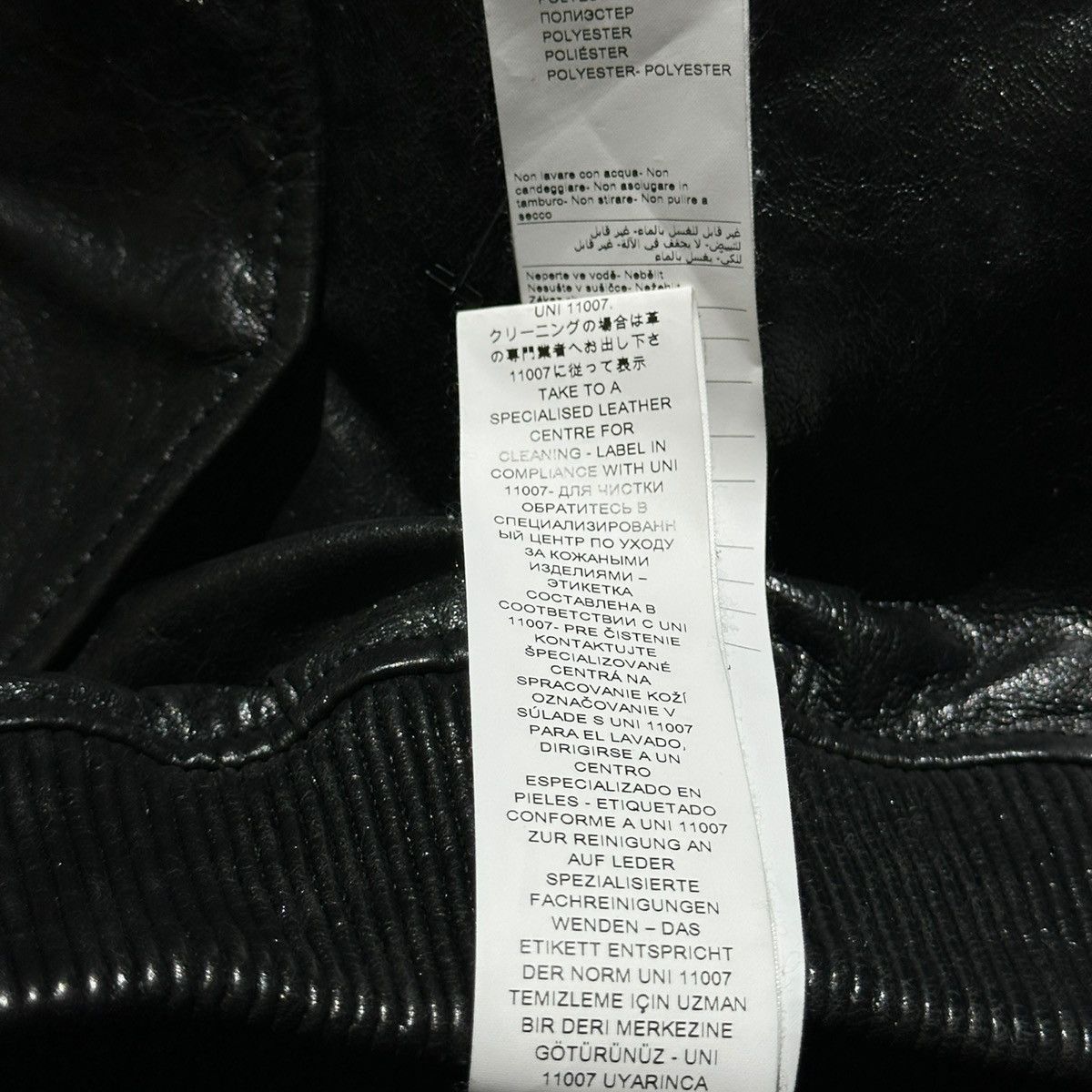 424 × Genuine Leather $3,000 Leather bomber Jacket Size US L / EU 52-54 / 3 - 4 Thumbnail