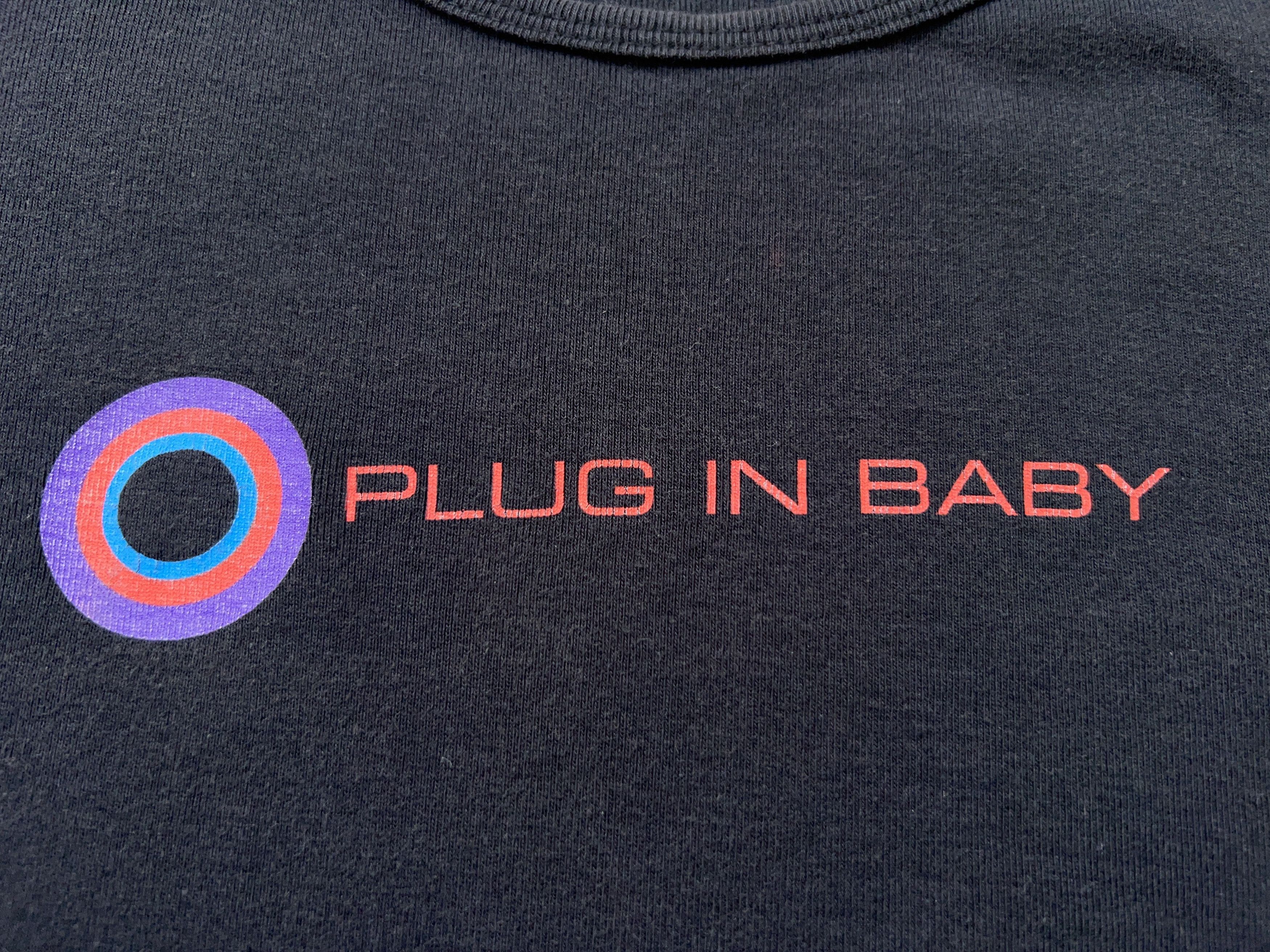 Vintage MUSE Plug In Baby Womens T Shirt Tee Top Short Sleeve Size L / US 10 / IT 46 - 3 Thumbnail