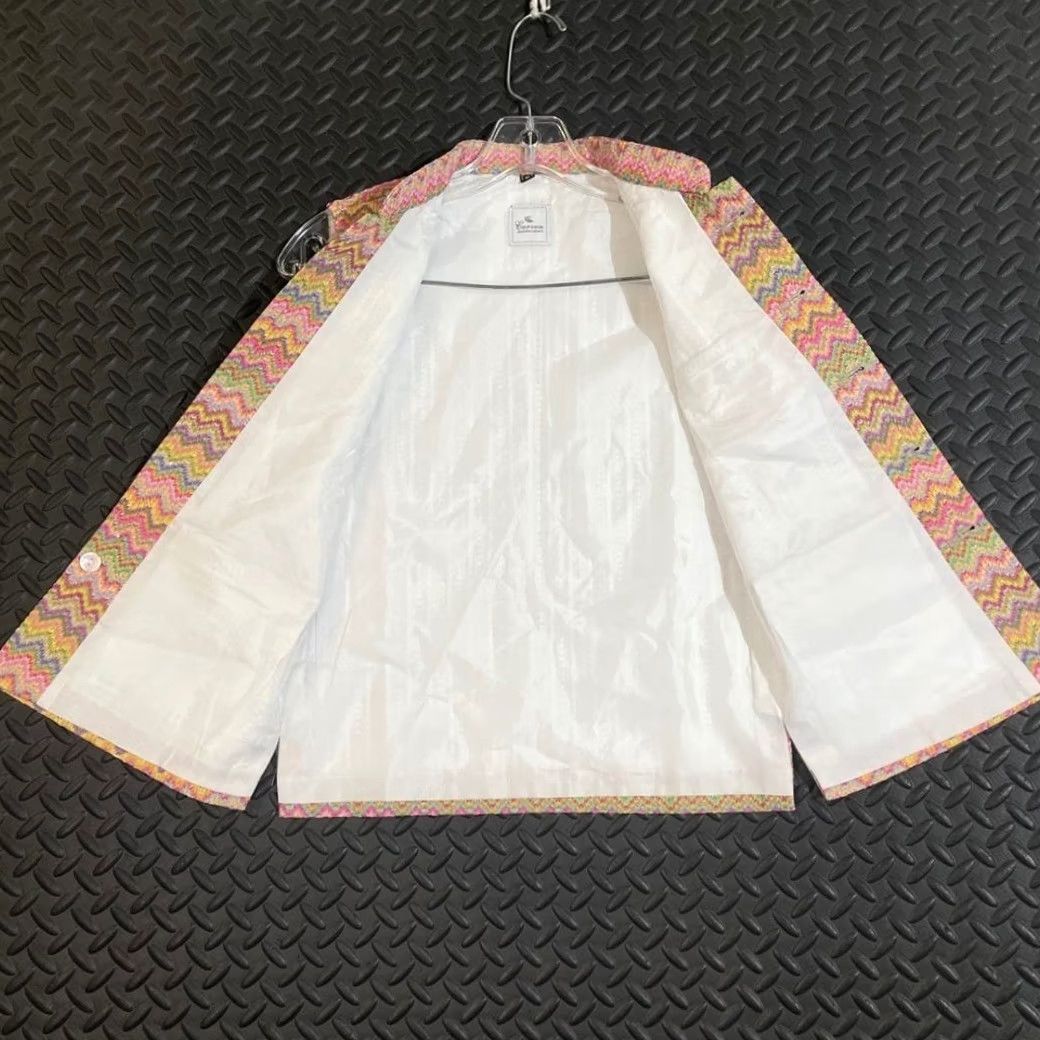 Carven Carven Designer Concept Vest Women's Size 10 Pastel Multi Color Chevron Pattern Size L / US 10 / IT 46 - 5 Thumbnail