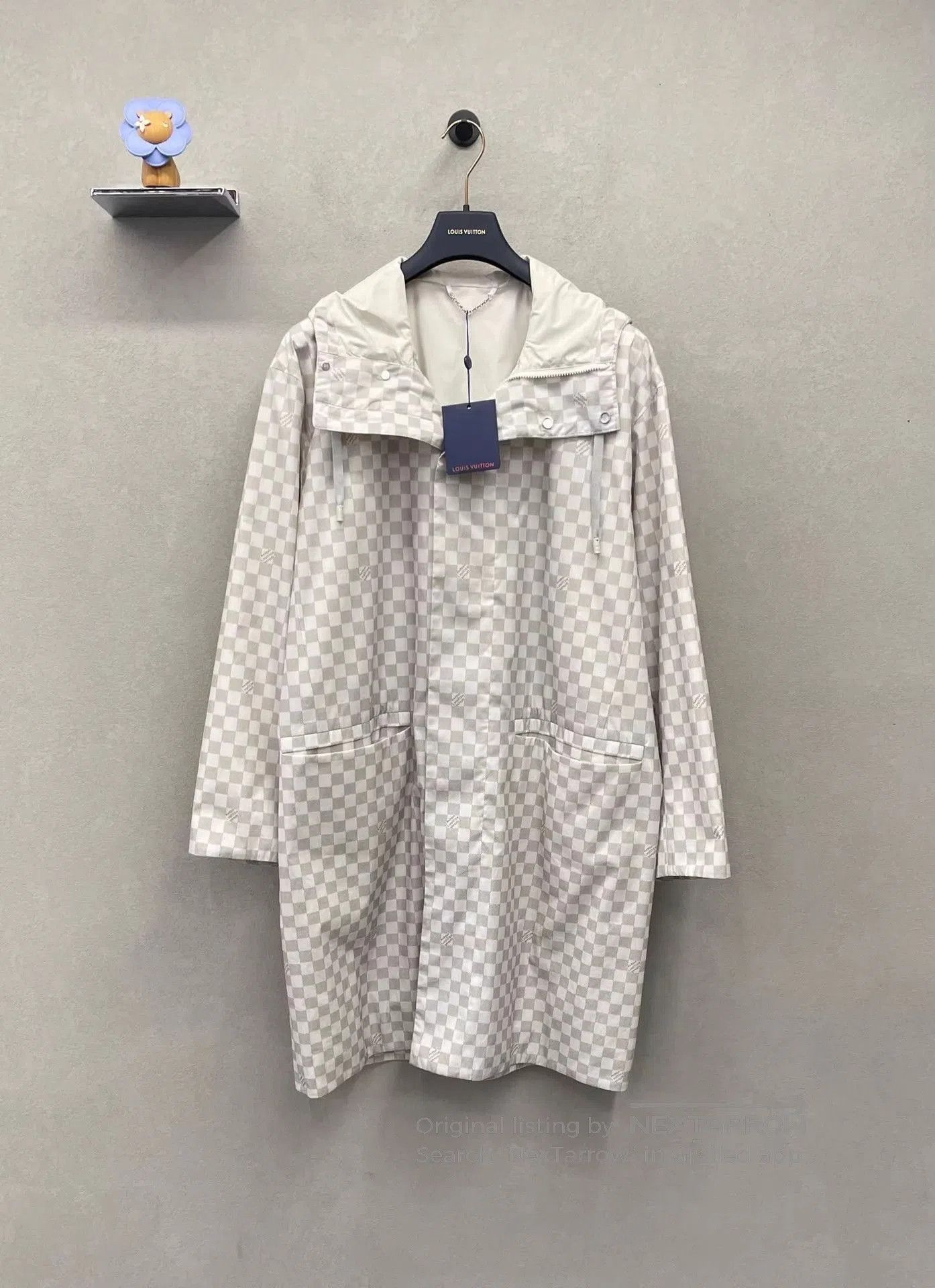Louis Vuitton Multi Checkered Long Raincoat with Hood. Size US S / EU 44-46 / 1 - 1 Thumbnail