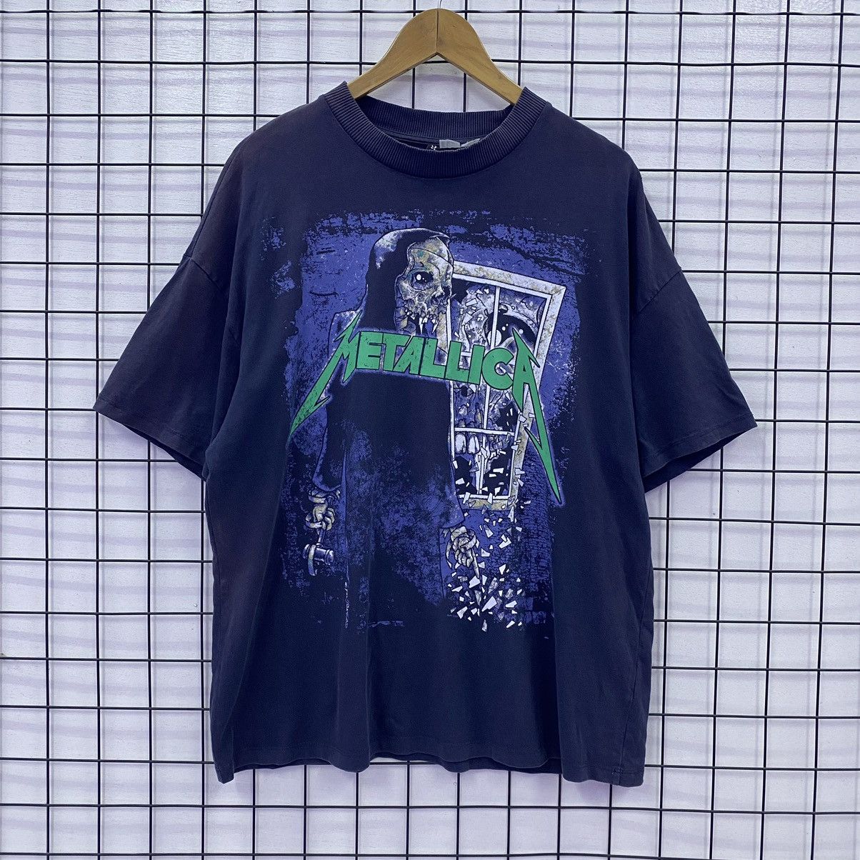 Band Tees × Metallica Metallica Band Tee Crazy SunFaded Rare Design Size US XL / EU 56 / 4 - 1 Thumbnail