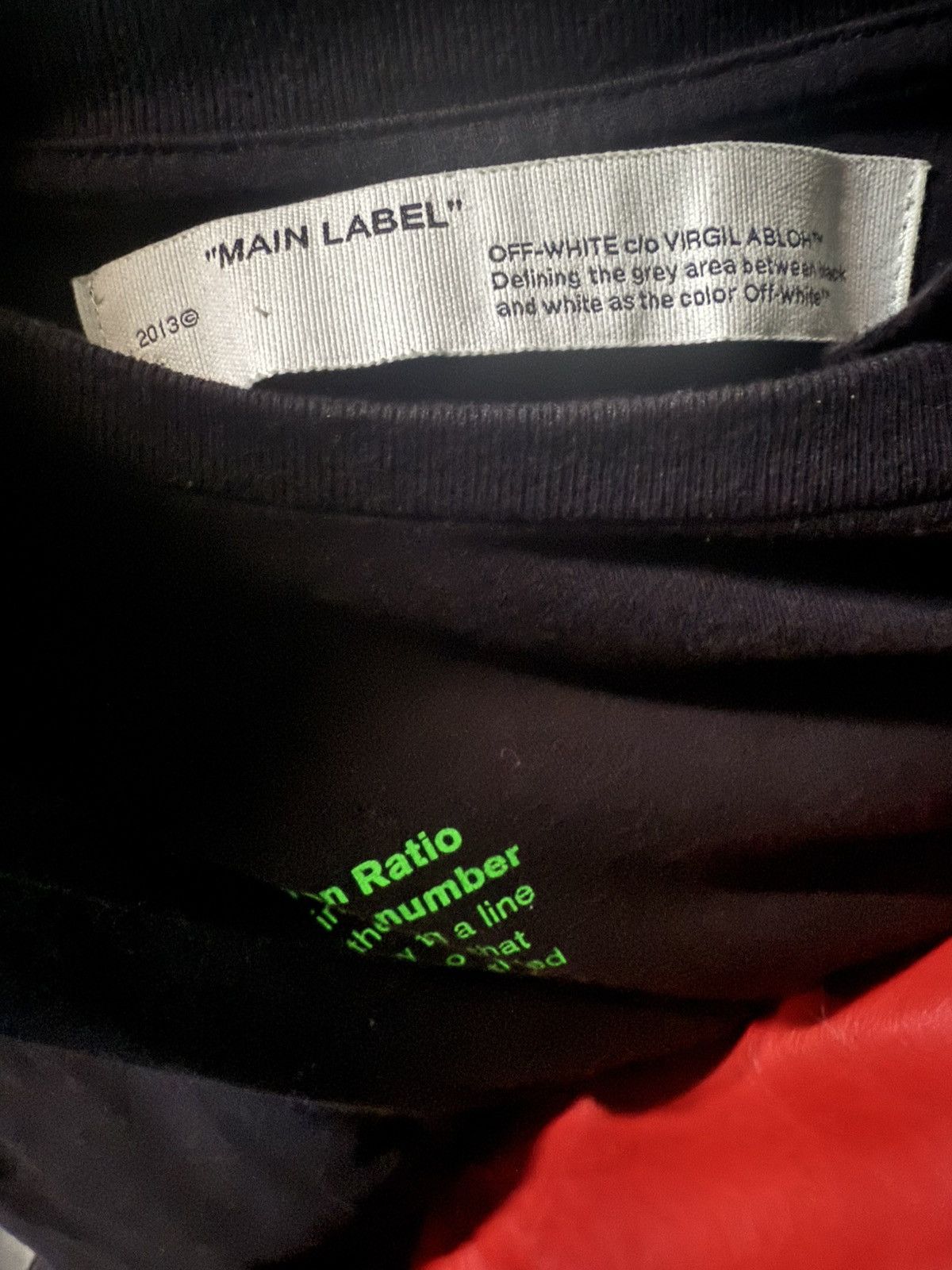 Off-White Off White Long Sleeve Shirt Neon Green Black Medium Size US M / EU 48-50 / 2 - 8 Thumbnail