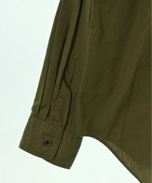 Comme des Garcons Black Shirt Long Sleeve Plain Button Up Chest Pocket Khaki Size US L / EU 52-54 / 3 - 5 Thumbnail