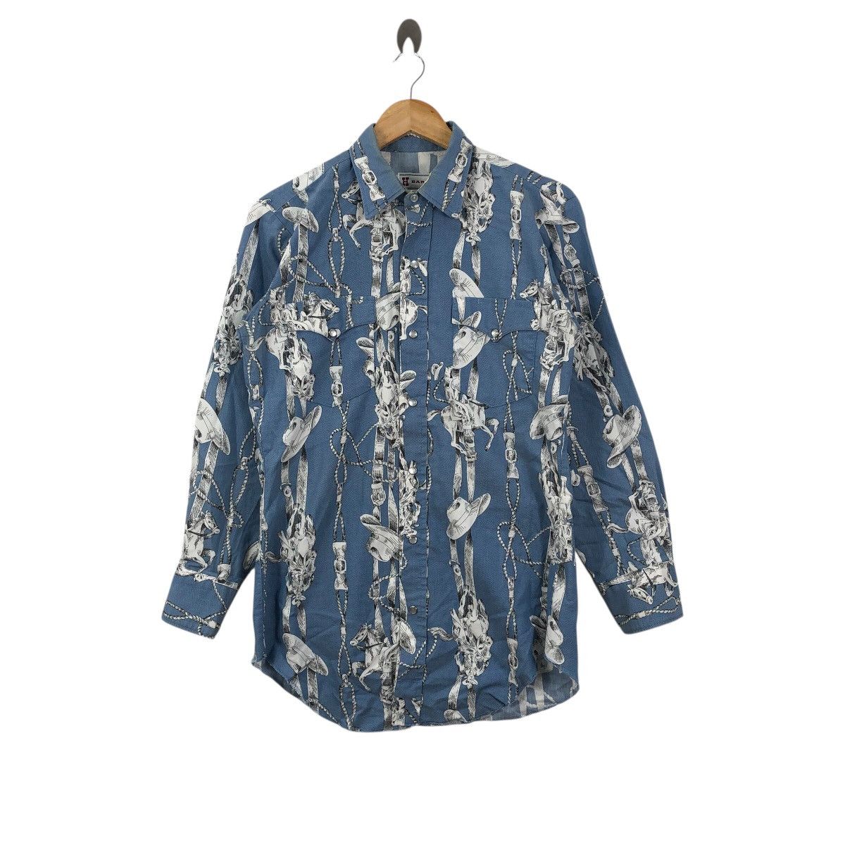 Vintage Vintage 70s 80s H BAR C CALIFORNIA Ranchwear Western Shirt Size US M / EU 48-50 / 2 - 1 Thumbnail