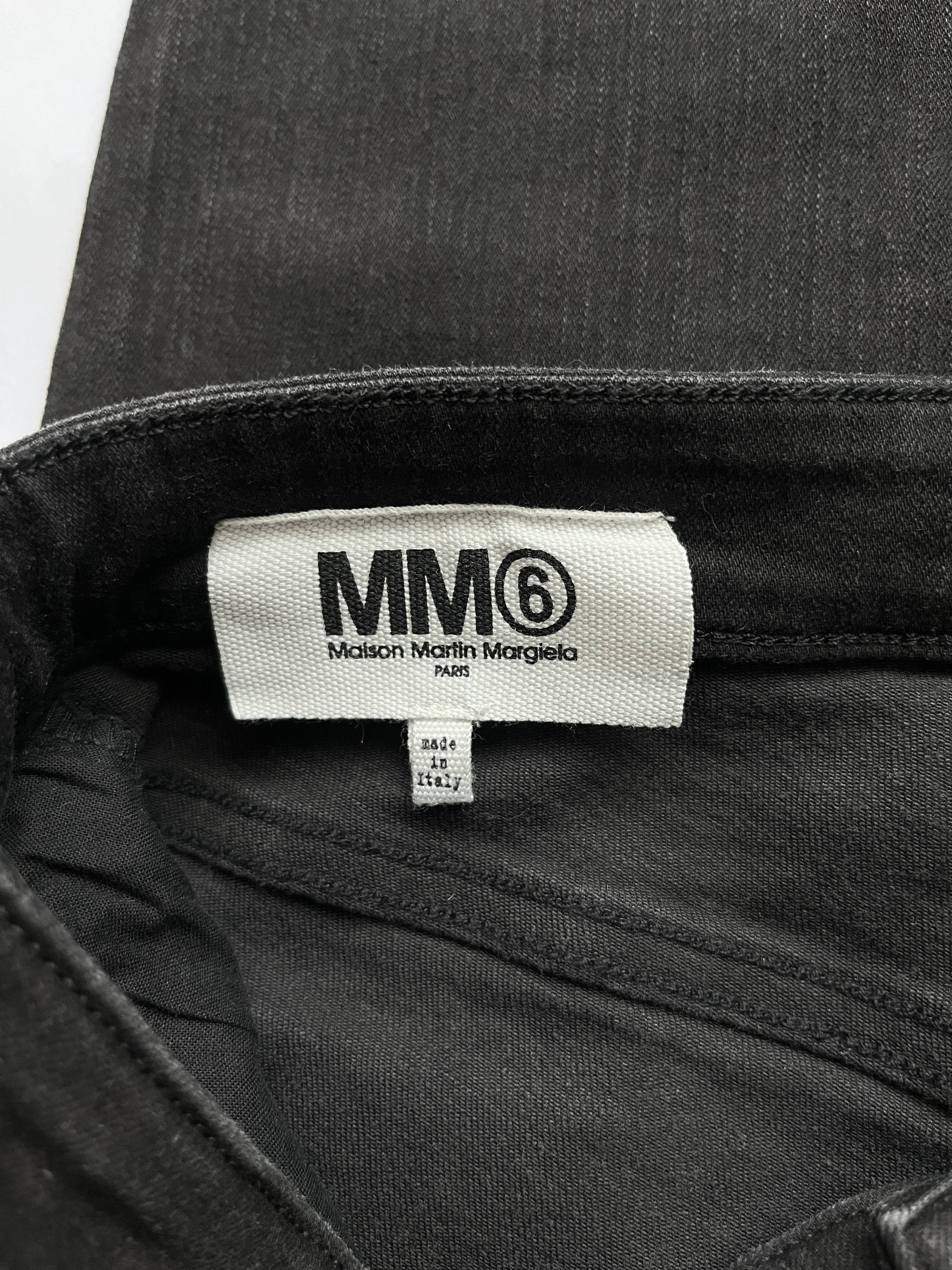 Maison Margiela ⚡️QUICK SALE⚡️2015 Margiela MM6 Black Skinny Denim Jeans Size 28" / US 6 / IT 42 - 3 Thumbnail