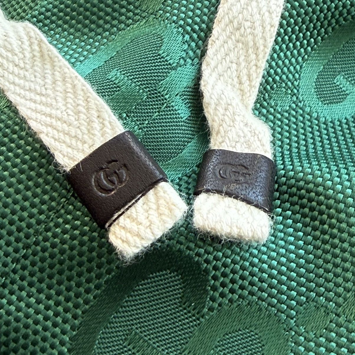 Gucci Gucci Green Jacquard Canvas Nylon Bowling Shirt & Shorts Set Size US S / EU 44-46 / 1 - 3 Thumbnail