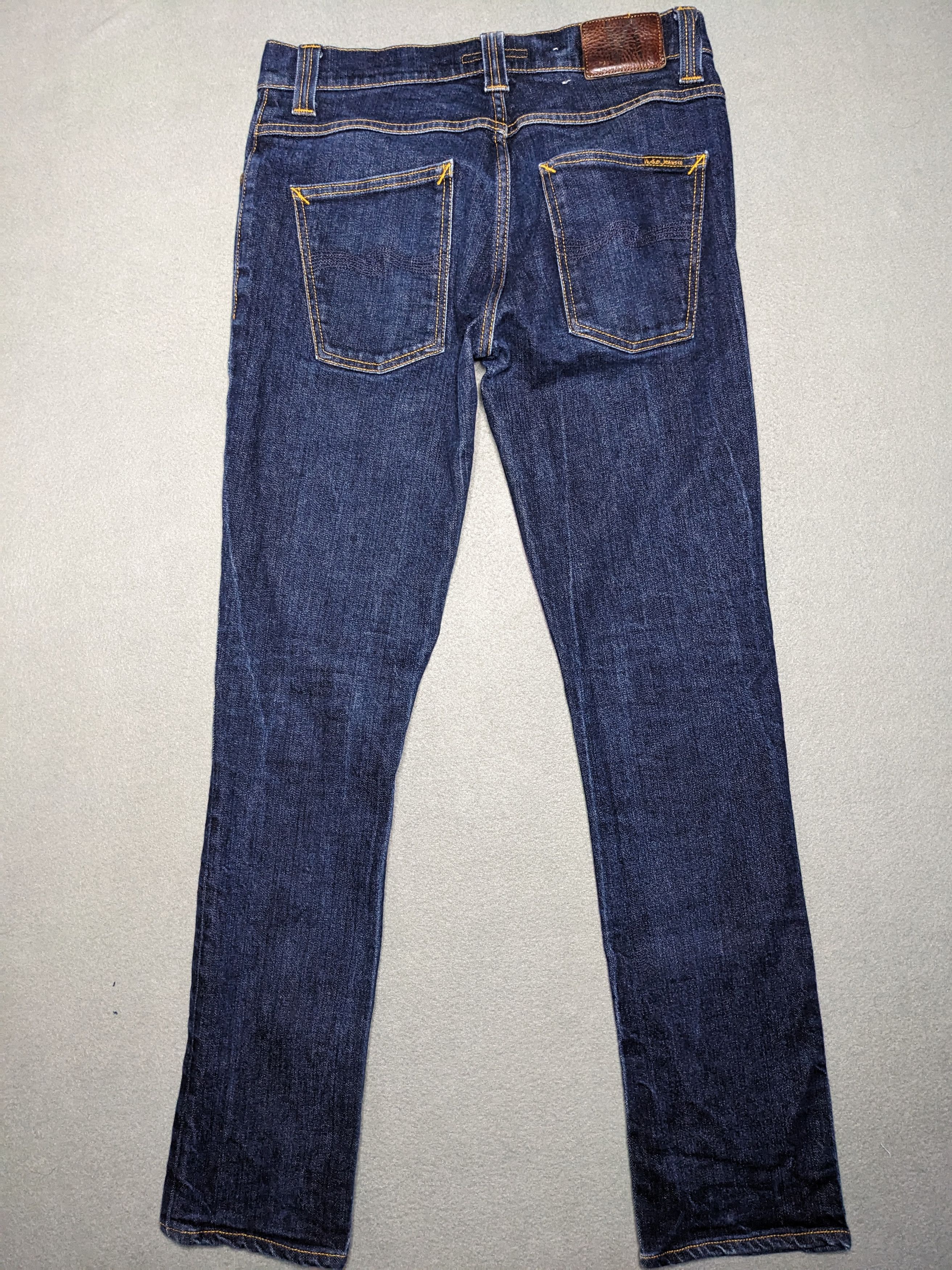 Nudie Jeans Nudie Jeans 30x31 Grim Tim Blue Denim Low Rise Slim Straight Size US 30 / EU 46 - 6 Thumbnail