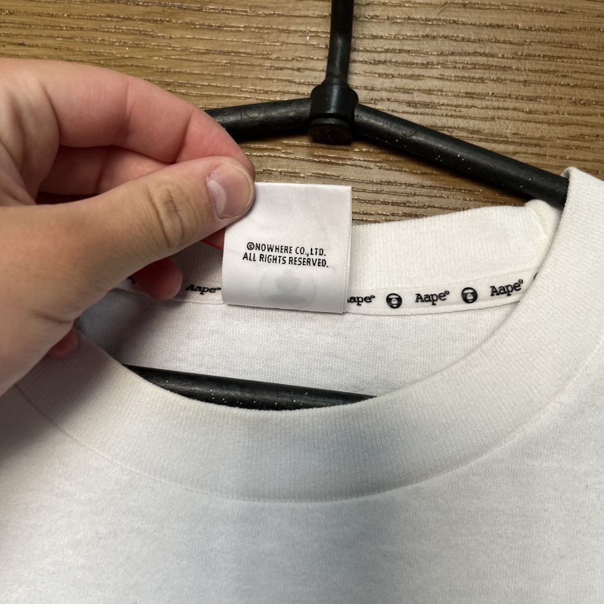 Aape Aape Bape circle logo t-shirt tee big logo Size US XL / EU 56 / 4 - 12 Thumbnail