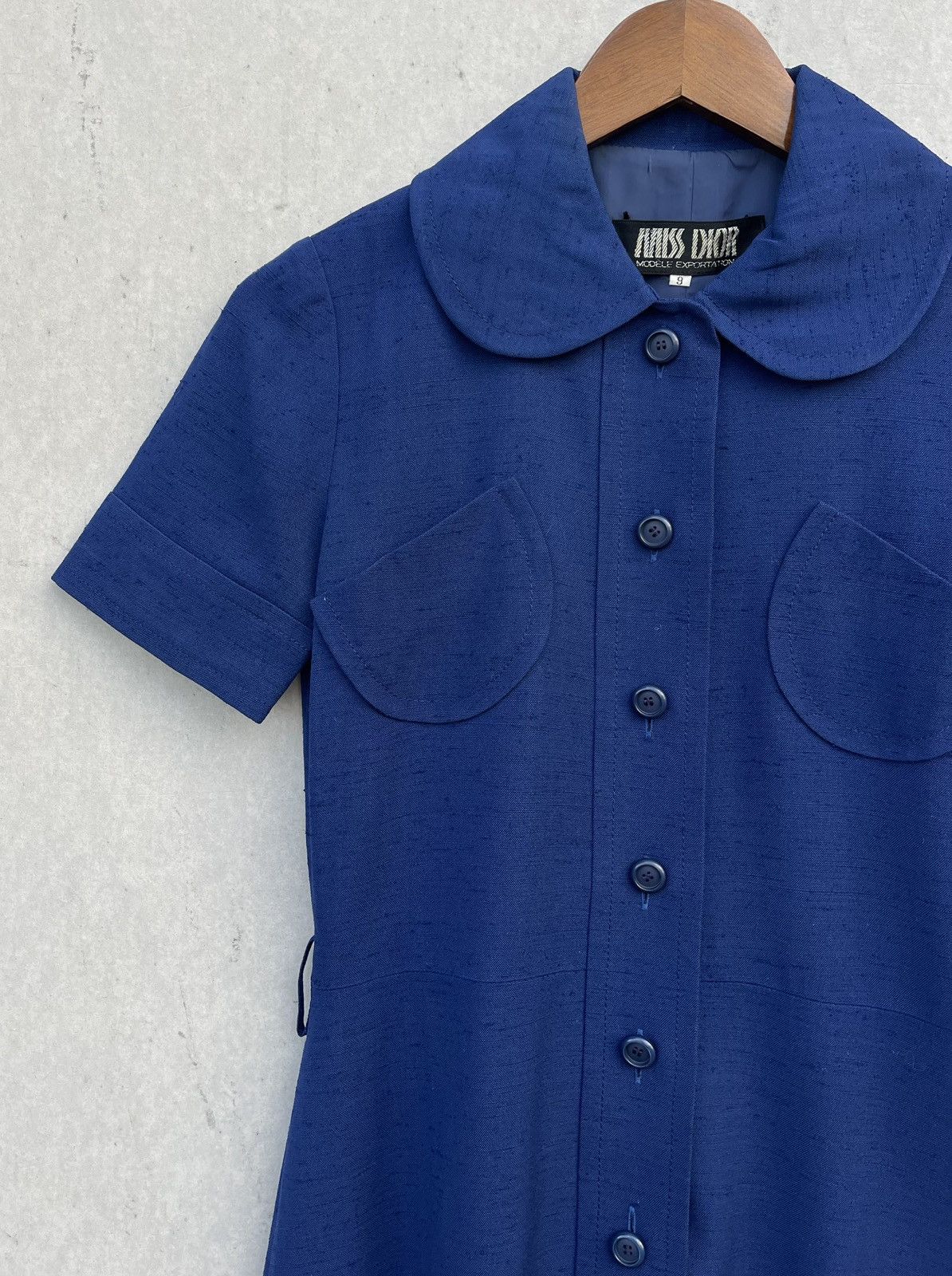 Christian Dior Monsieur 🔥Vintage Miss Dior Half Button-down Women's Dress Size S / US 4 / IT 40 - 3 Thumbnail