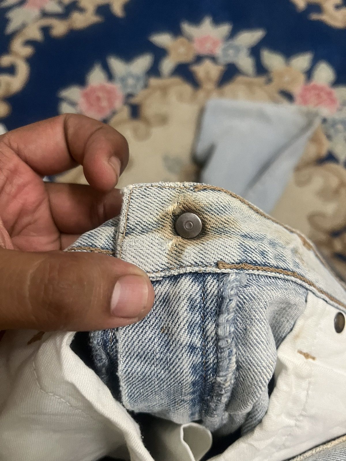 Hysteric Glamour Japanese Brand Distressed Denim Size US 31 - 8 Thumbnail