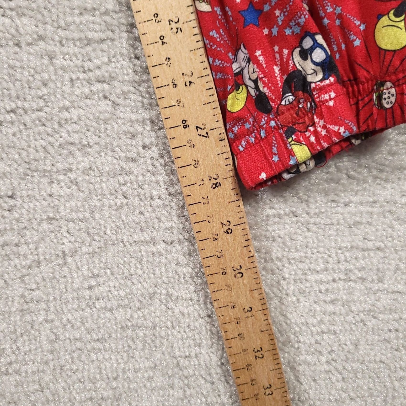 Disney VINTAGE? Disney Mickey Minnie Mouse Pajama Pants Fleece Red Women’s Size Small Size 28" / US 6 / IT 42 - 6 Thumbnail