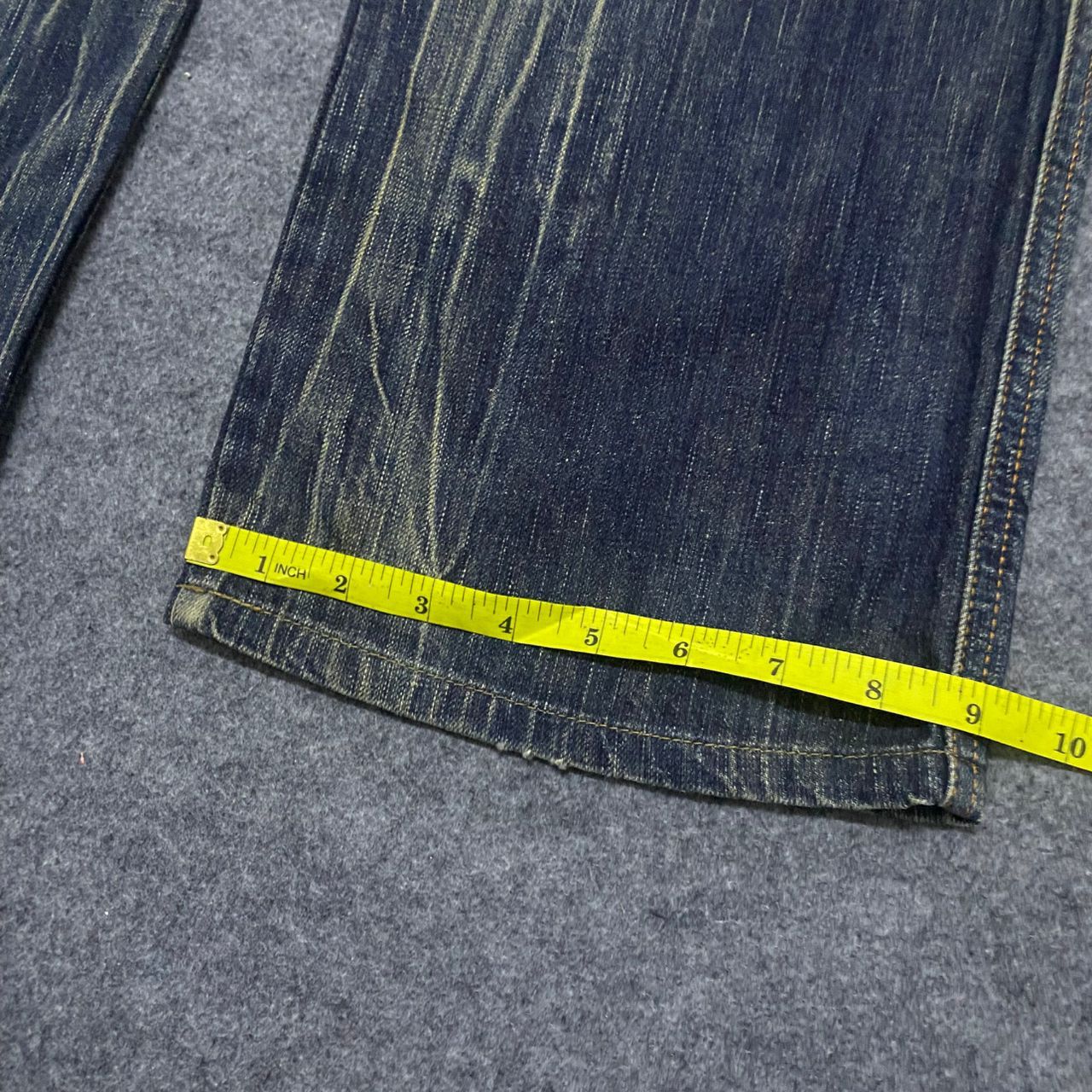 Edwin 💥Best Offer💥Vintage Edwin Blue Trip Distressed Denim Size US 36 / EU 52 - 6 Thumbnail