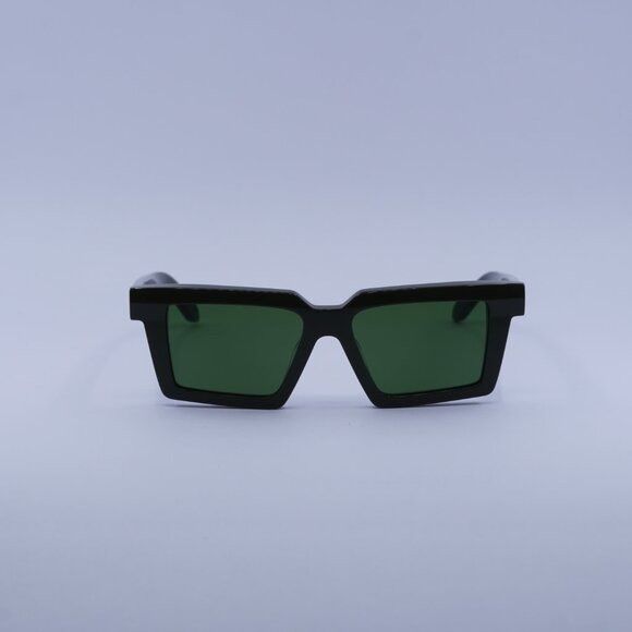 Off-White Off-White OERI142 WINDSOR 5655 Sunglasses Green Square Frame Size ONE SIZE - 3 Thumbnail