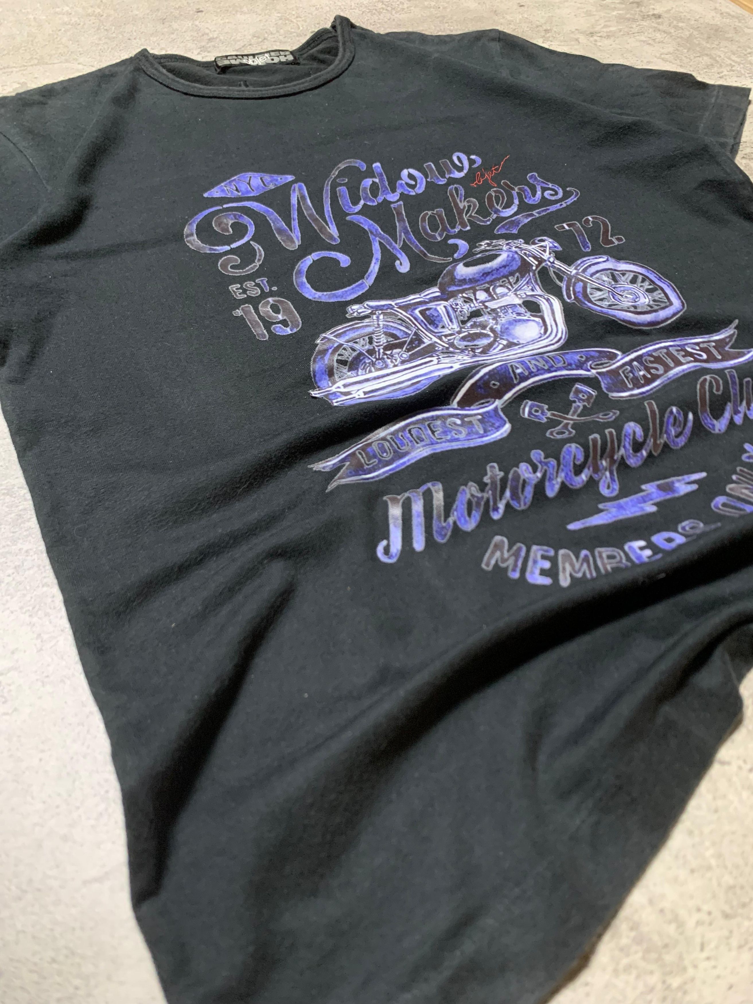 Jean Paul Gaultier Gaultier Homme Objet - Motorcycle Club T-Shirt Size US M / EU 48-50 / 2 - 2 Thumbnail
