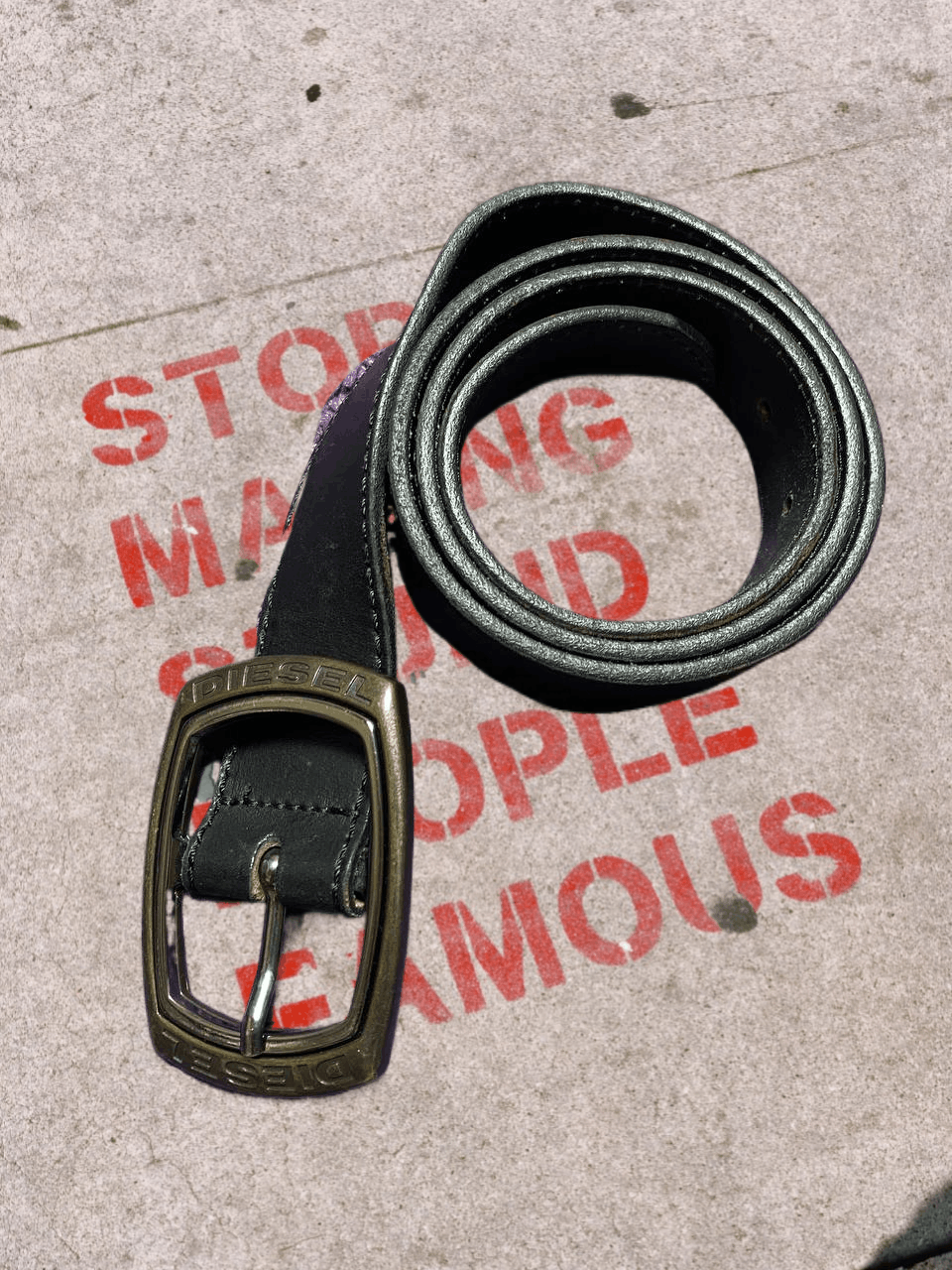 Diesel Diesel Vintage Diesel Leather Belts Y2K Opium Size ONE SIZE - 1 Thumbnail