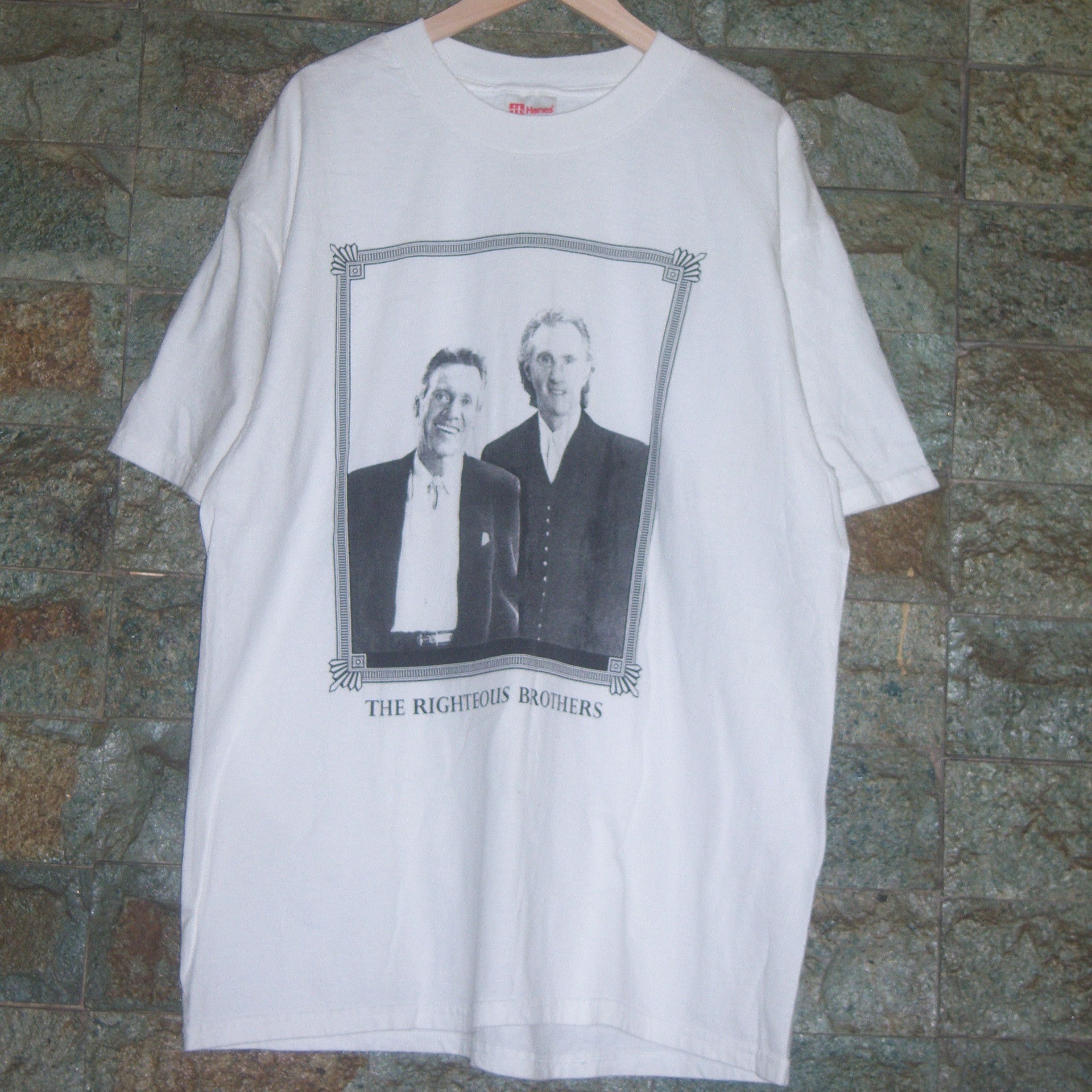 Band Tees × Hanes × Vintage 90s The Righteous Brothers Vintage Size US XL / EU 56 / 4 - 1 Thumbnail