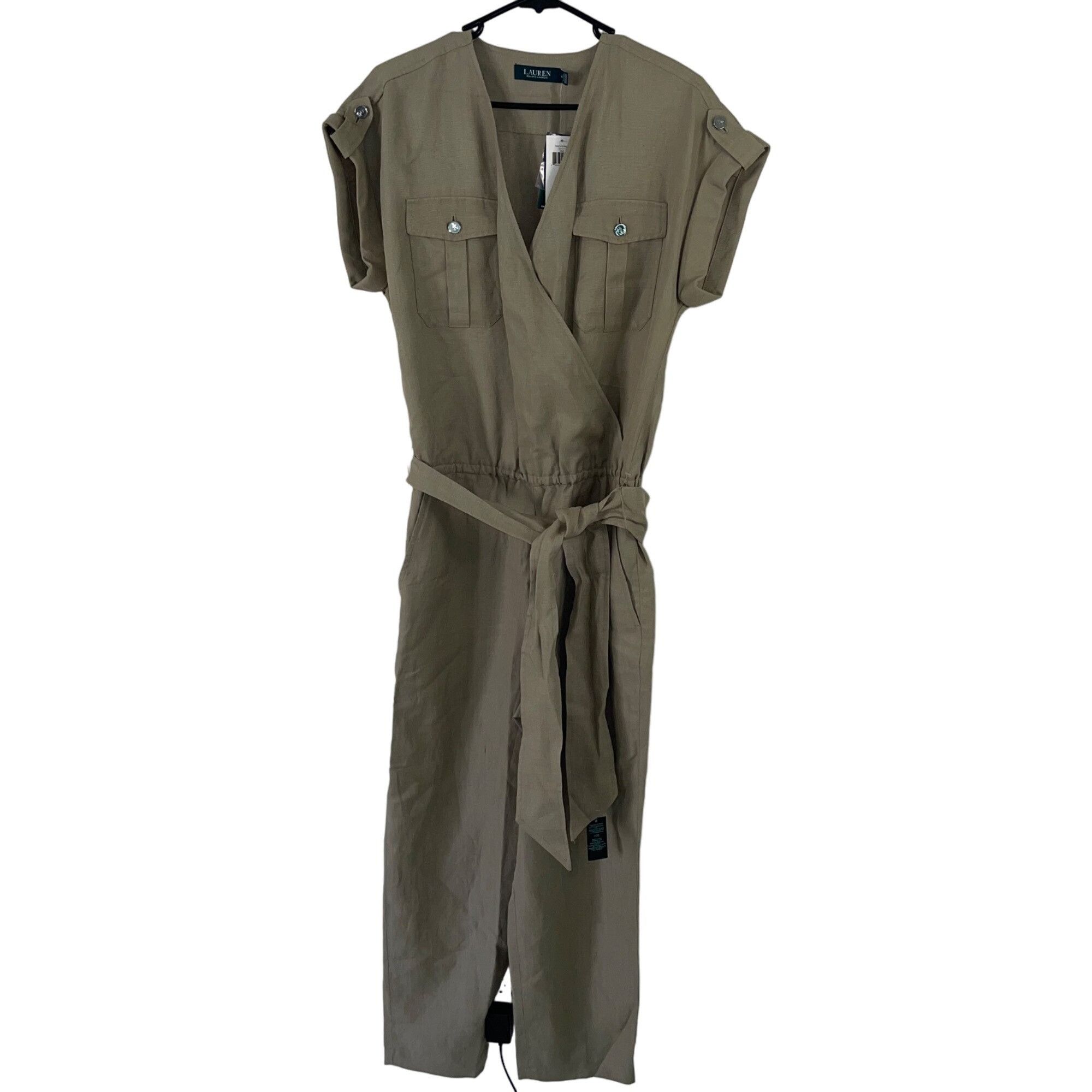 Ralph Lauren Womens Jumpsuit Size 12 Green