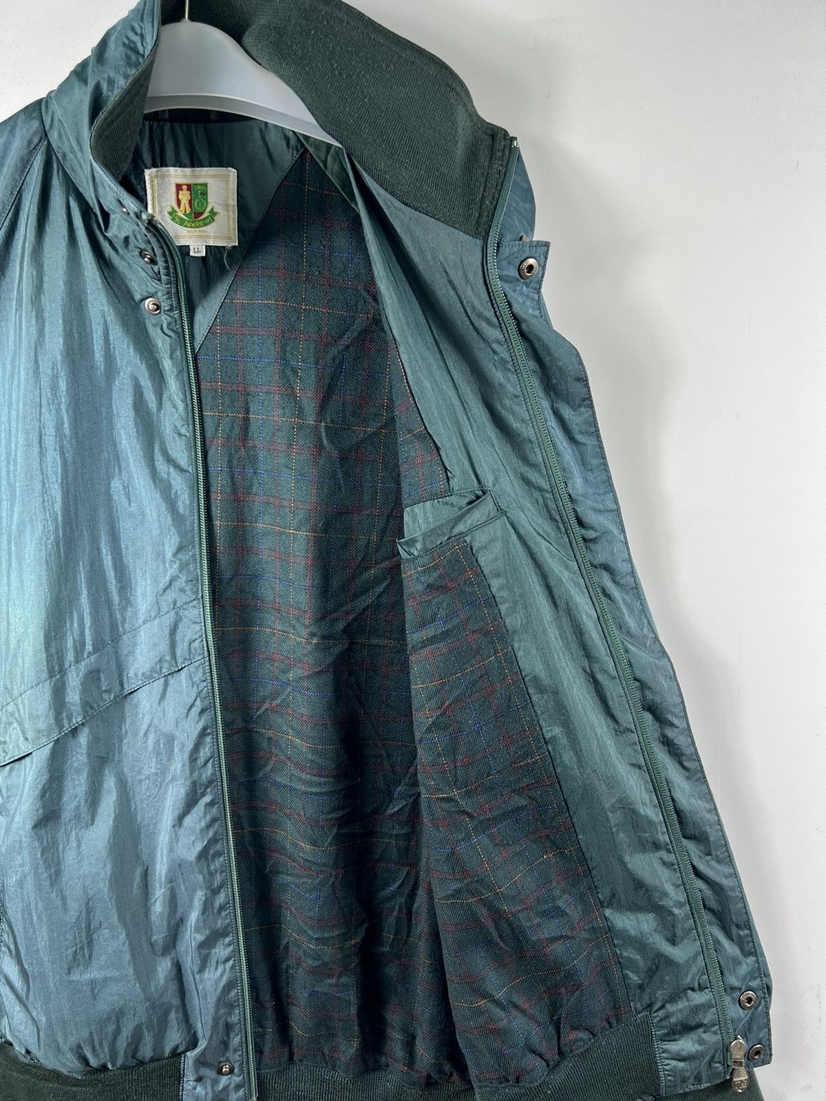 Andrew St. John × Vintage 🔥 Vintage 90's ST. ANDREWS Scotland bomber jacket - LL Size US L / EU 52-54 / 3 - 9 Thumbnail