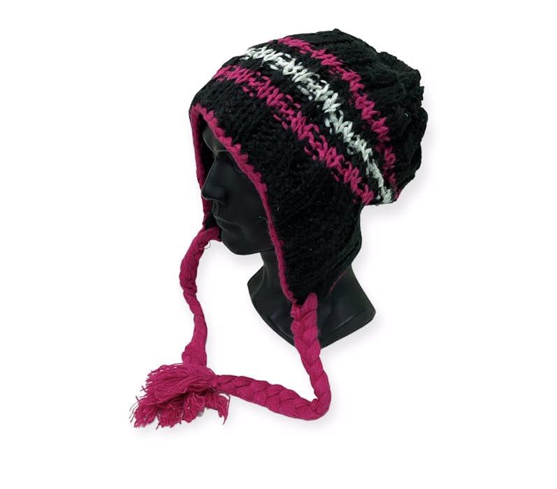 image of Knit Earflap Beanie Hat, Men's