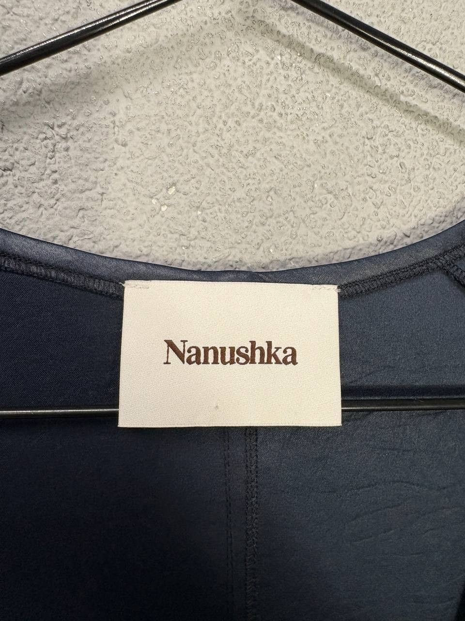 Nanushka NANUSHKA Midnight blue Women's Evening Top Blouse Large Size L / US 10 / IT 46 - 7 Thumbnail