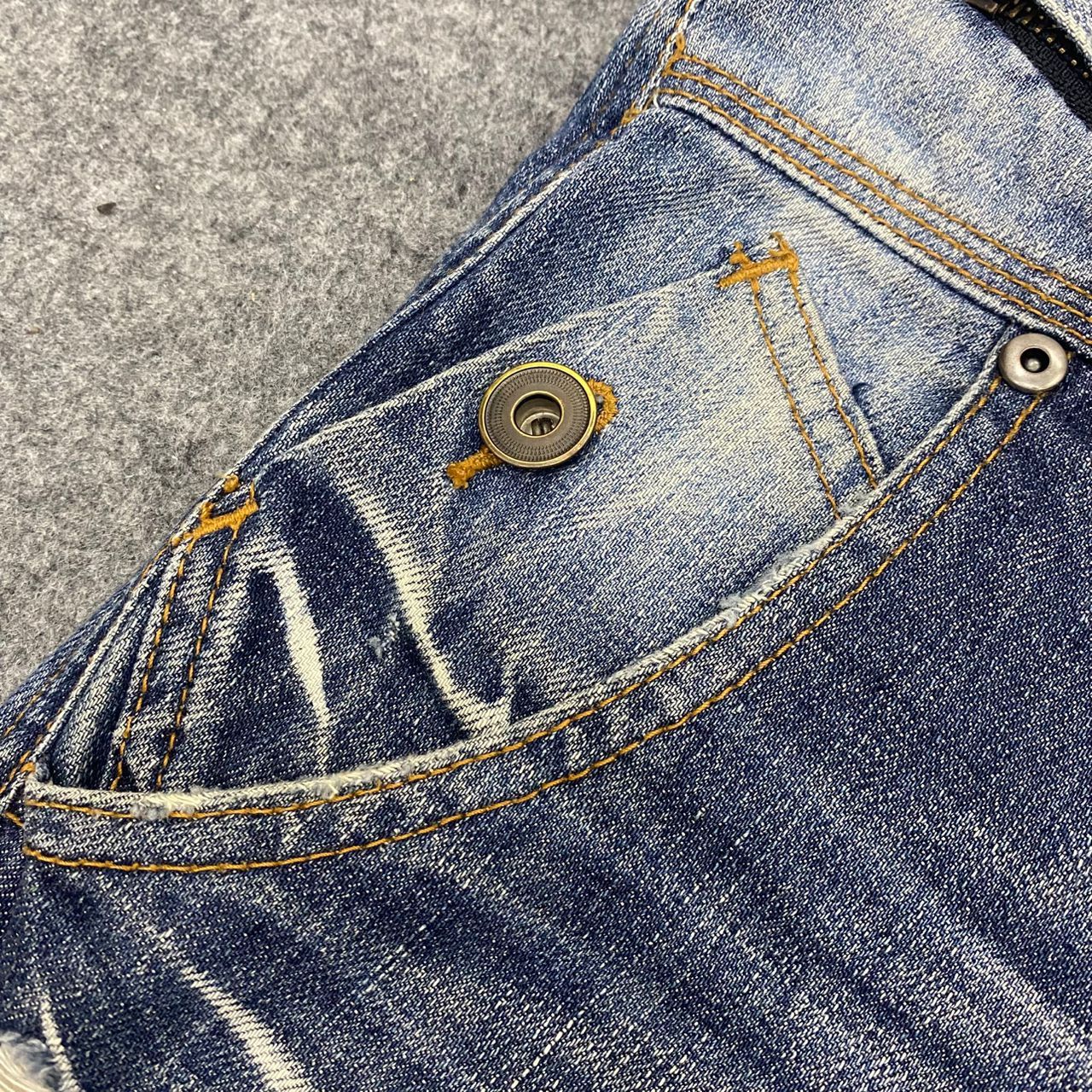 If Six Was Nine 💥Best Offer💥Vintage Japanese Brand Distressed Denim Size US 34 / EU 50 - 11 Thumbnail