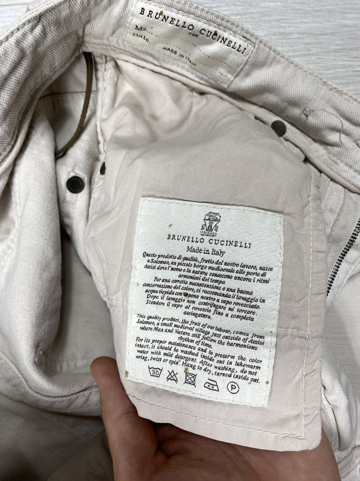 Brunello Cucinelli Brunello Cucinelli Boyfriend Low Slung Pants Size 26" / US 2 / IT 38 - 19 Thumbnail