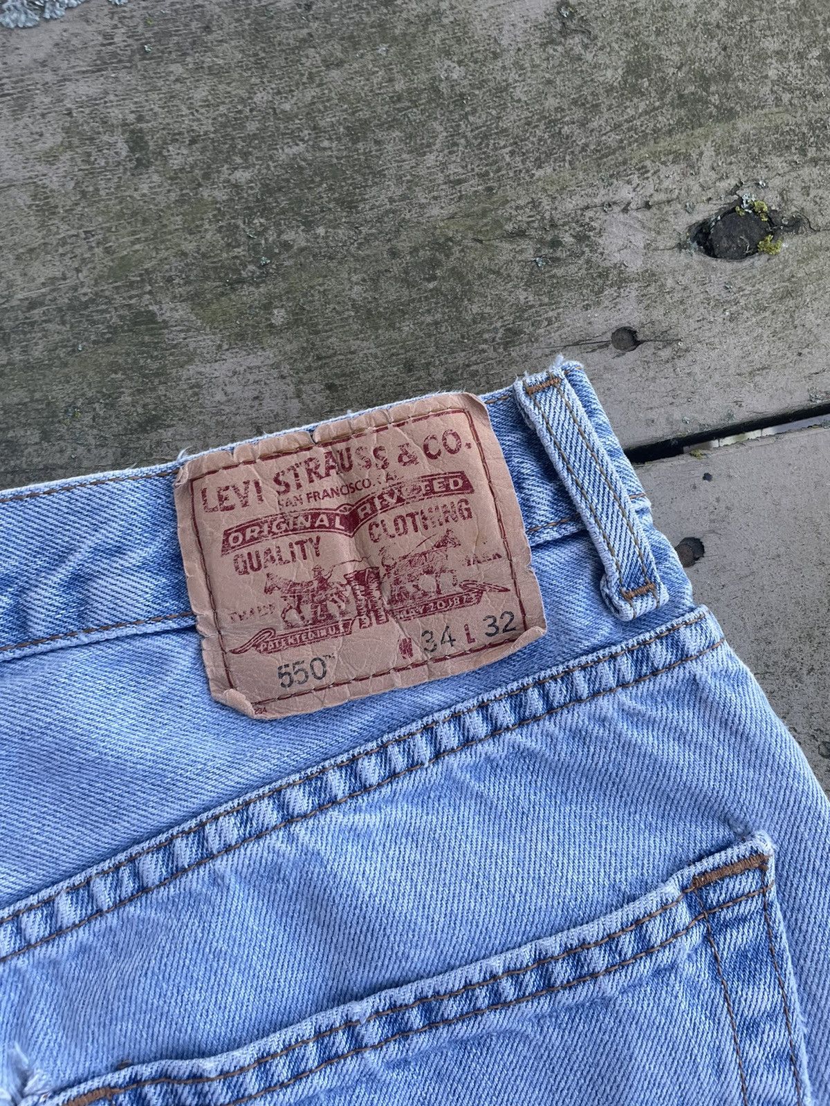 Levi's × Levi's Vintage Clothing × Vintage Vintage Levi’s 550 Denim Jeans Size US 34 / EU 50 - 5 Thumbnail