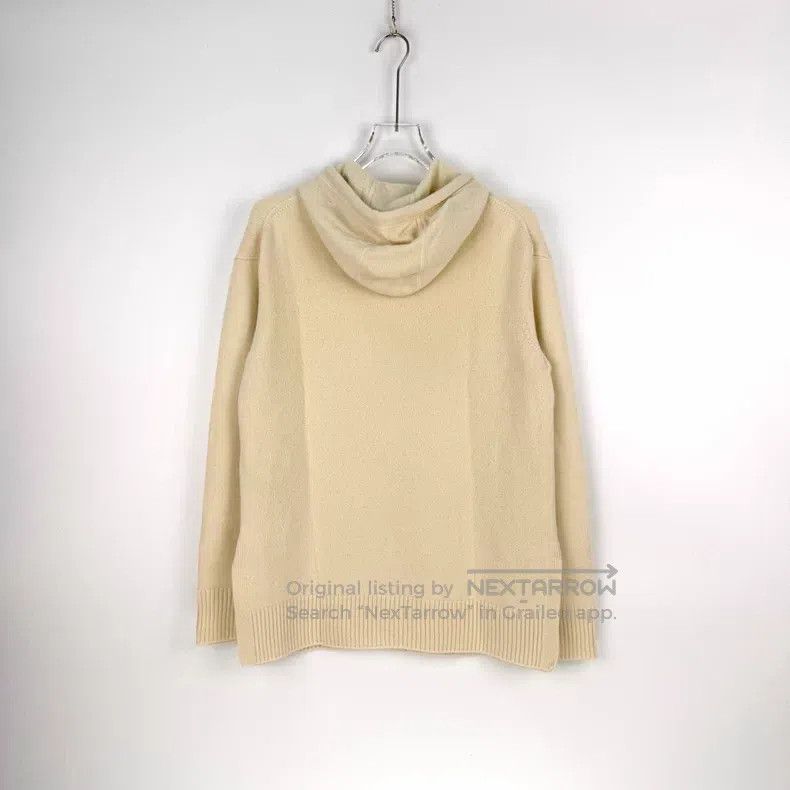Fendi Fendi Double F Drawstring Hooded Cashmere Sweater, Off-Whi Size XS / US 0-2 / IT 36-38 - 4 Thumbnail