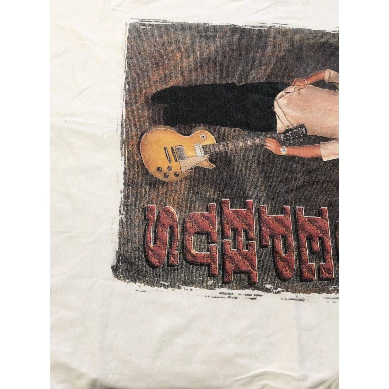 Delta VINTAGE Hank Williams Jr Tour 2000 Bocephus Delta Tag T-Shirt XL White Men Short Sleeve Graphic Print Concert 1990s" Size US XL / EU 56 / 4 - 5 Thumbnail