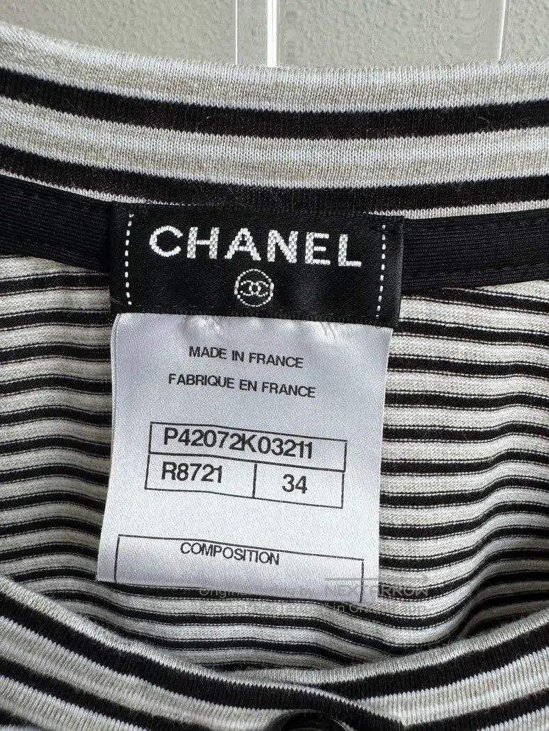 Chanel Chanel Black and white striped long sleeves Size XXS / US 00 / IT 34 - 3 Thumbnail