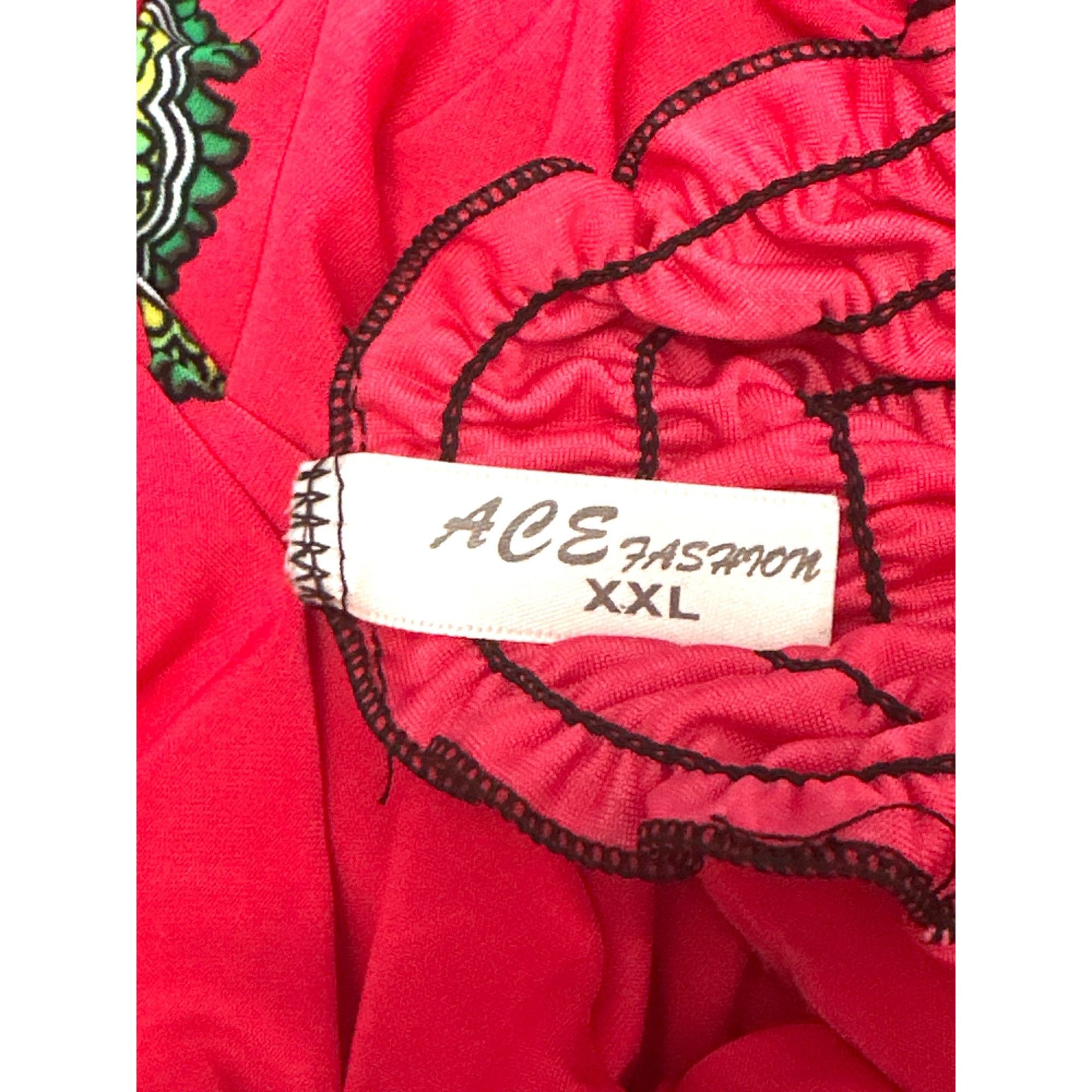 Other Ace Fashion Boho Paisley Bright Pink Print Sundress Sleevele Size XXL / US 16-18 / IT 52-54 - 8 Thumbnail