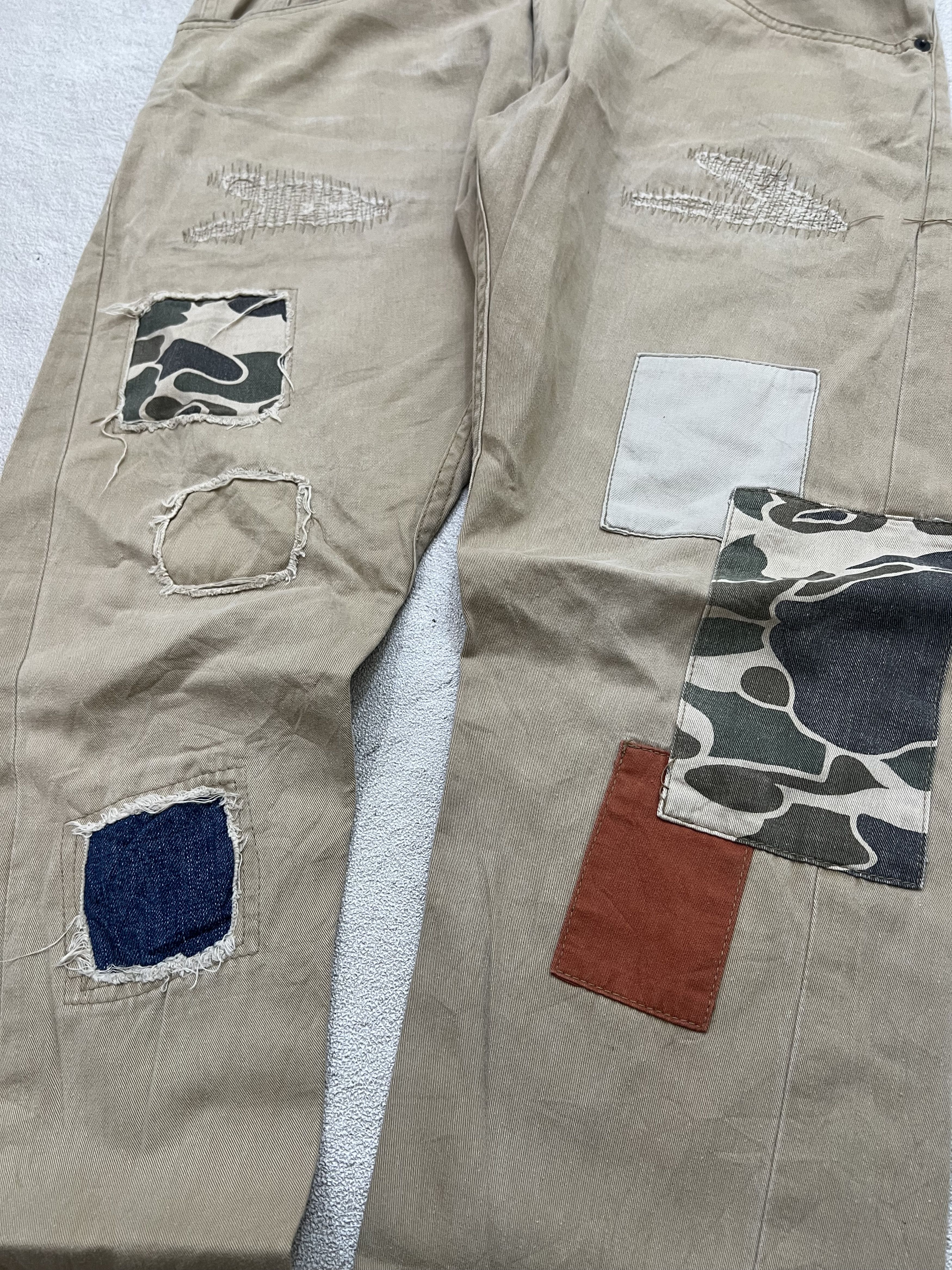 Japanese Brand 2000s Hysteric Patchwork Flare Bootcut Chino y2k Lgb Ifsix Size US 34 / EU 50 - 3 Thumbnail