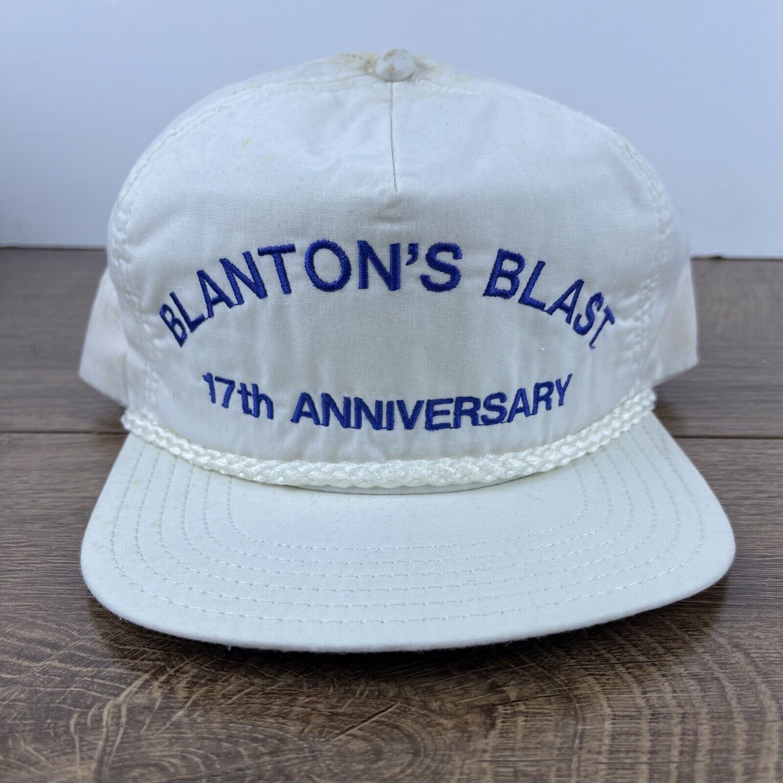 Other Blantons Blast Hat 17th Anniversary Hat White Hat Adjustable Size ONE SIZE - 1 Thumbnail