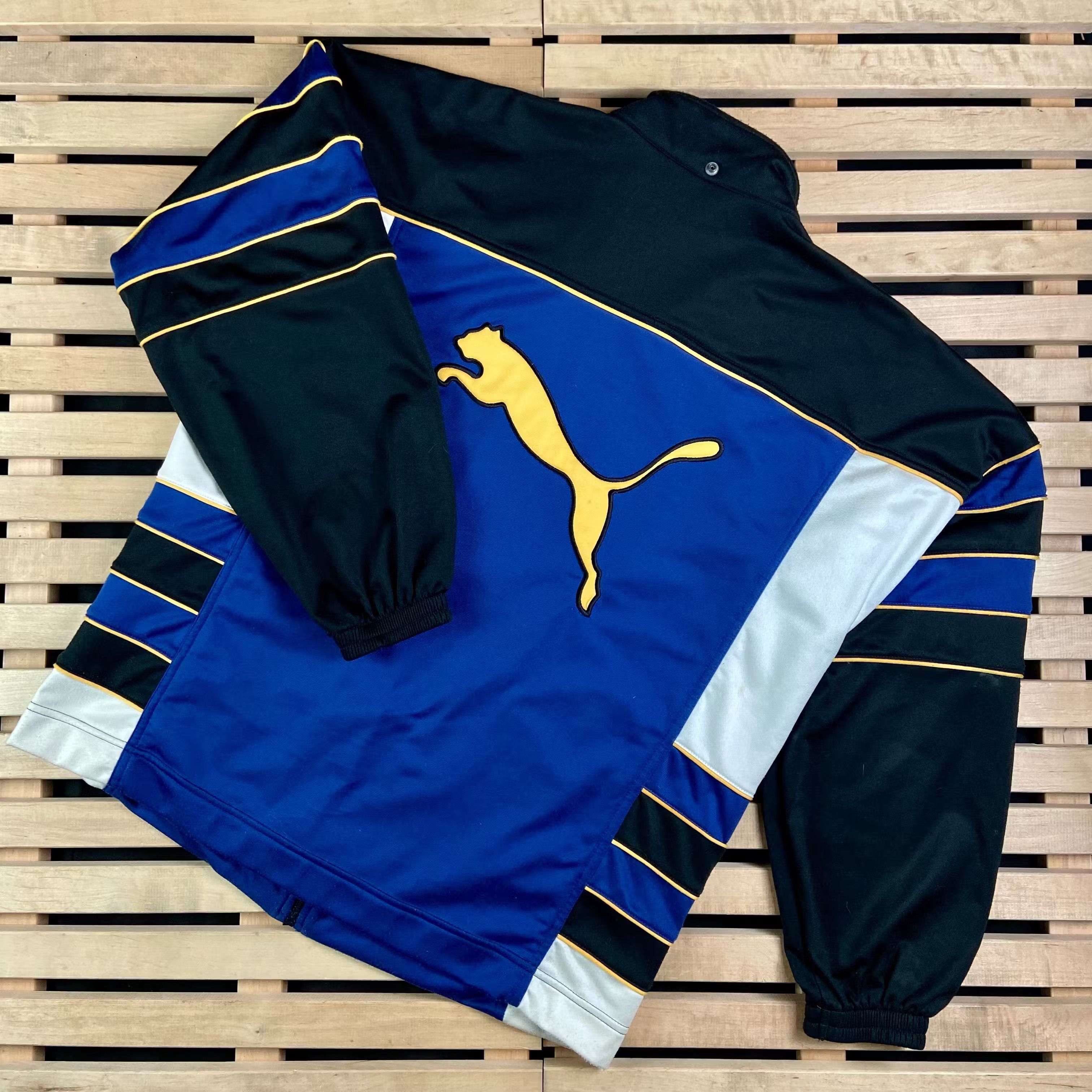 Puma × Vintage Mens Bomber Jacket Puma Vintage Size M Size US M / EU 48-50 / 2 - 9 Thumbnail