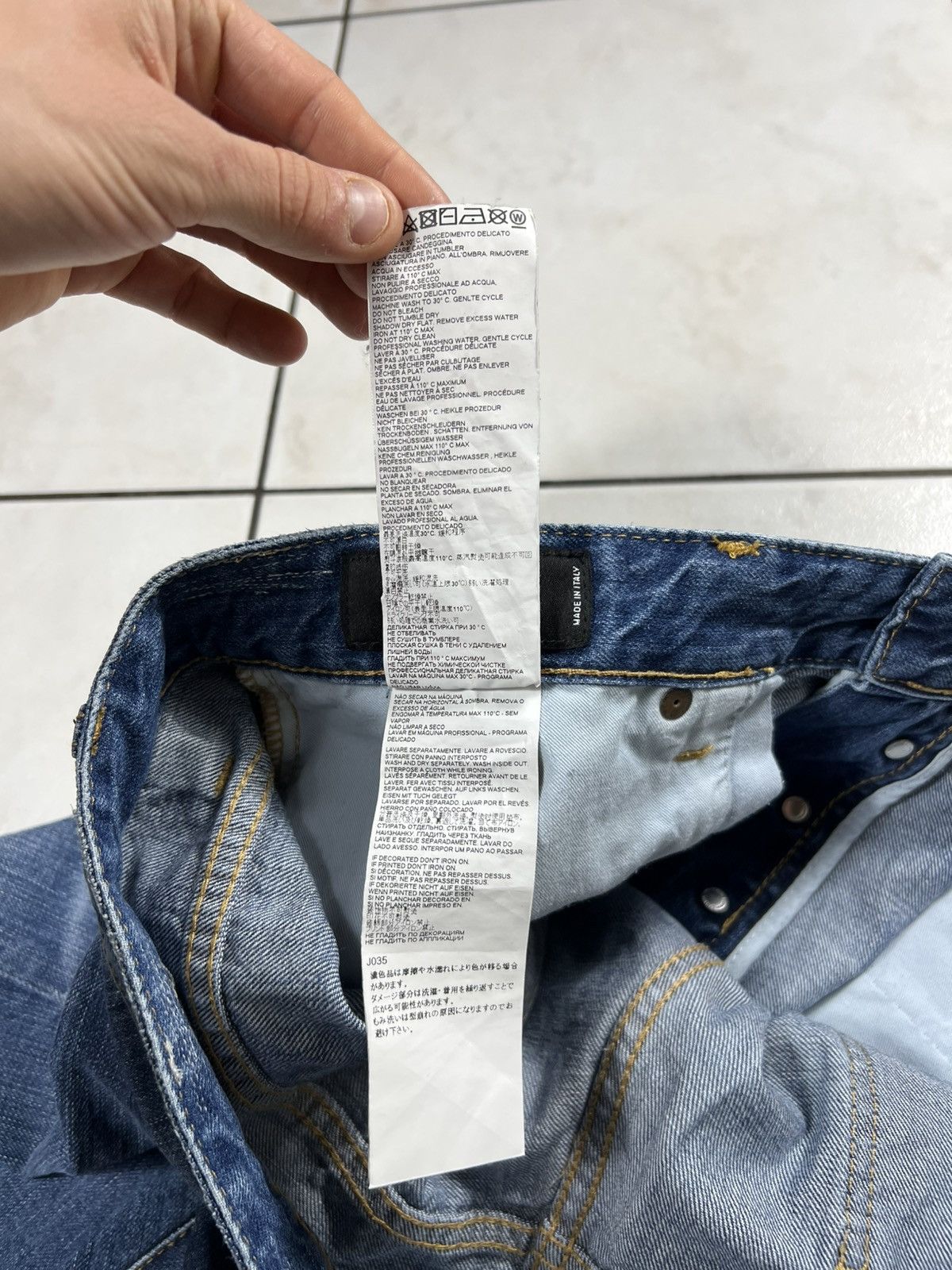 Dsquared2 Dsquared2 rider jeans ripped distressed denim pants washed Size US 36 / EU 52 - 21 Thumbnail