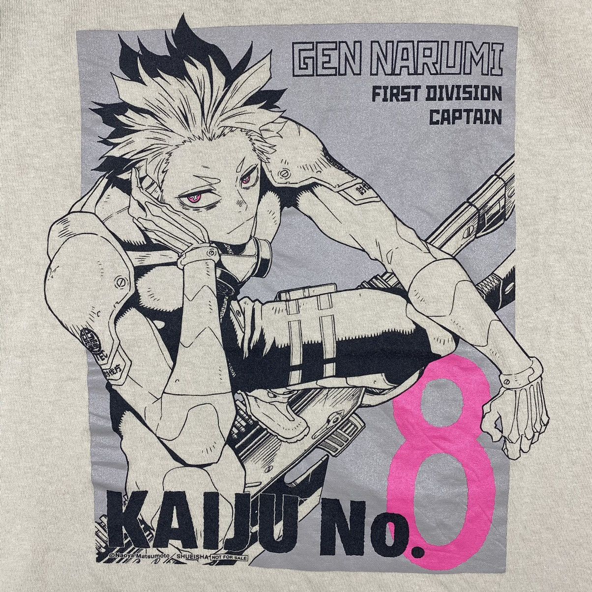 Anime × Japanese Brand KAIJU NO.8 Gen Narumi First Division Captain Anime Tee Size US L / EU 52-54 / 3 - 3 Thumbnail