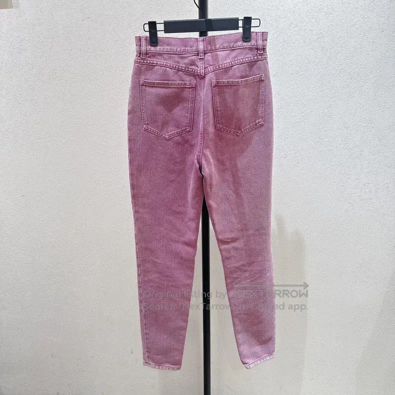 Chanel Chanel Pink old jeans Size 25" / US 0 / IT 36 - 2 Thumbnail